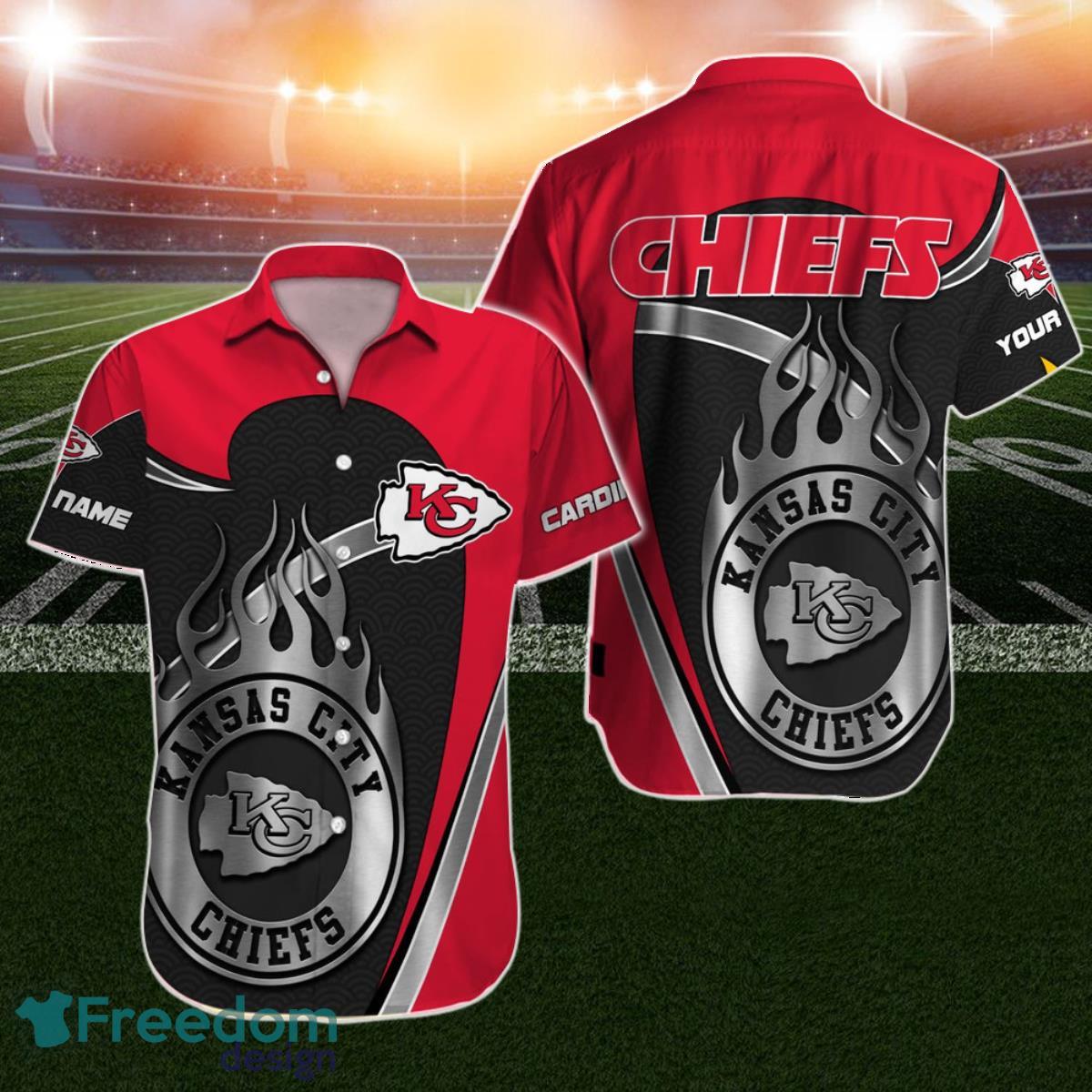 Kansas City Chiefs NFL Personalized Hawaiian Shirt Hot Design For Fans