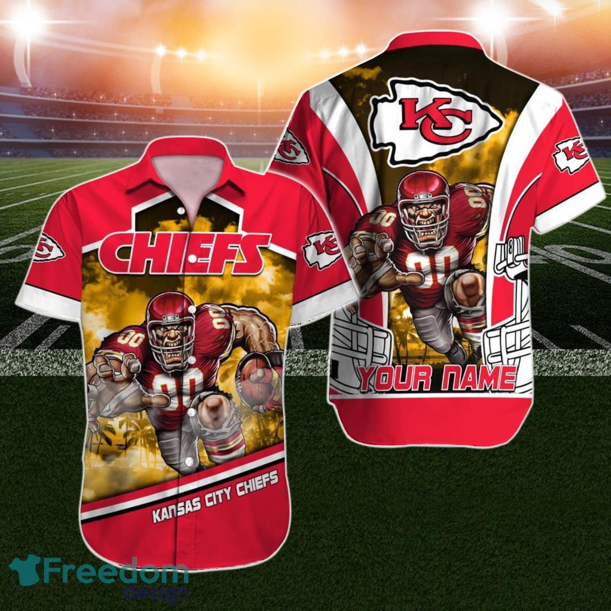 Kansas City Chiefs NFL Football Custom Name Hawaiian Shirt Unique Gift For  Fans - Freedomdesign