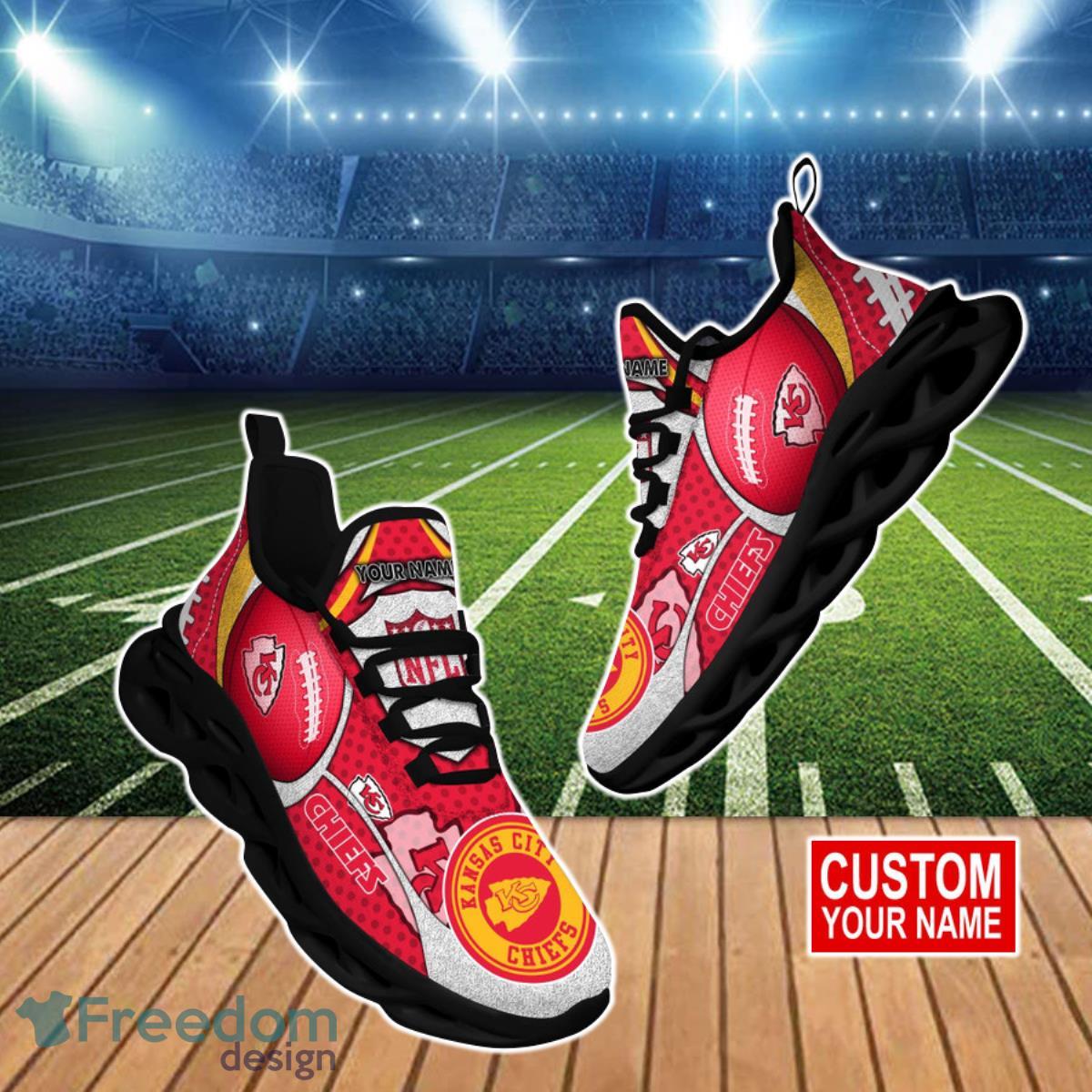 Kansas City Chiefs NFL Clunky Max Soul Shoes Custom Name Unique Gift For Fans Product Photo 1