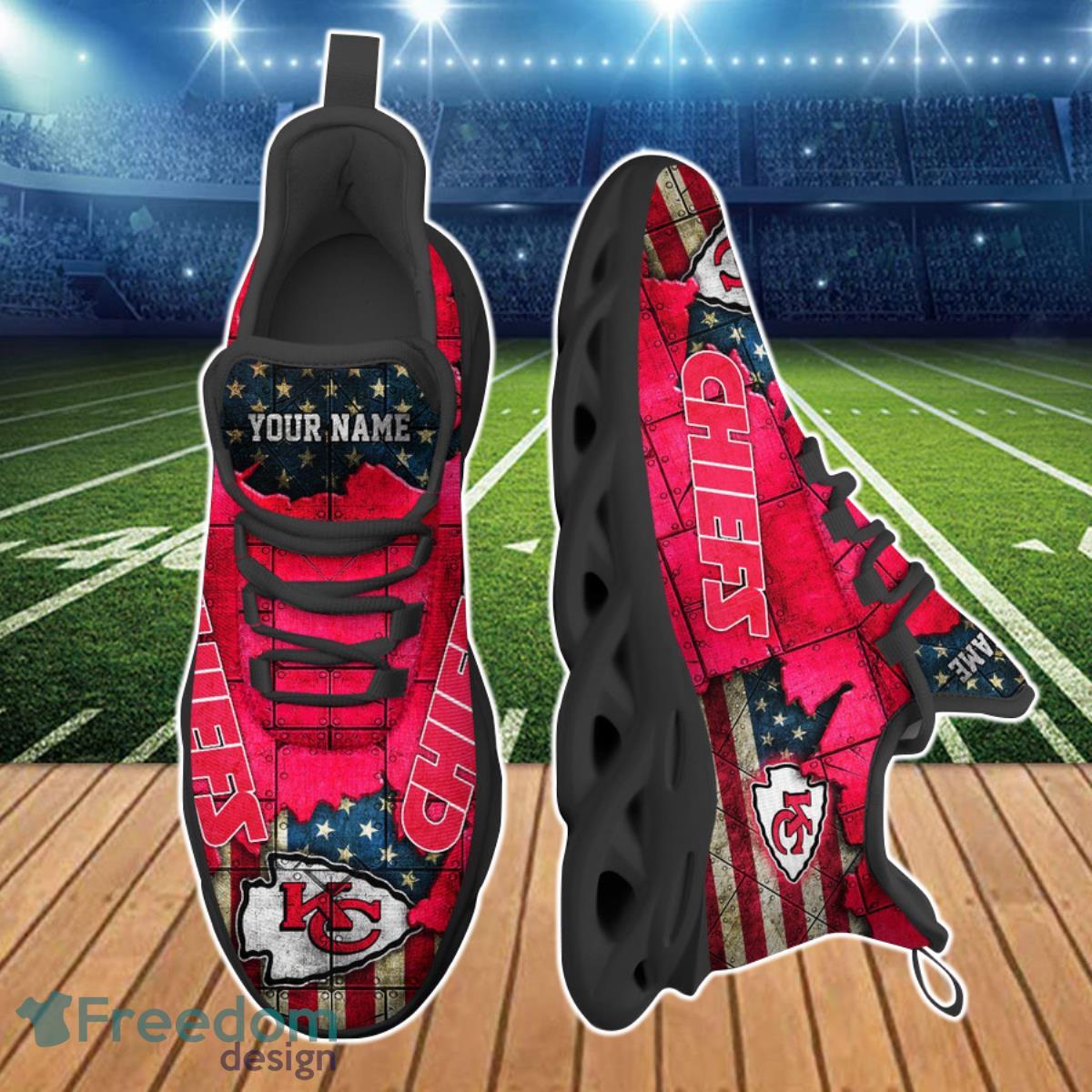 Kansas City Chiefs NFL Clunky Max Soul Shoes Custom Name Unique Gift For Men And Women Fans Product Photo 2