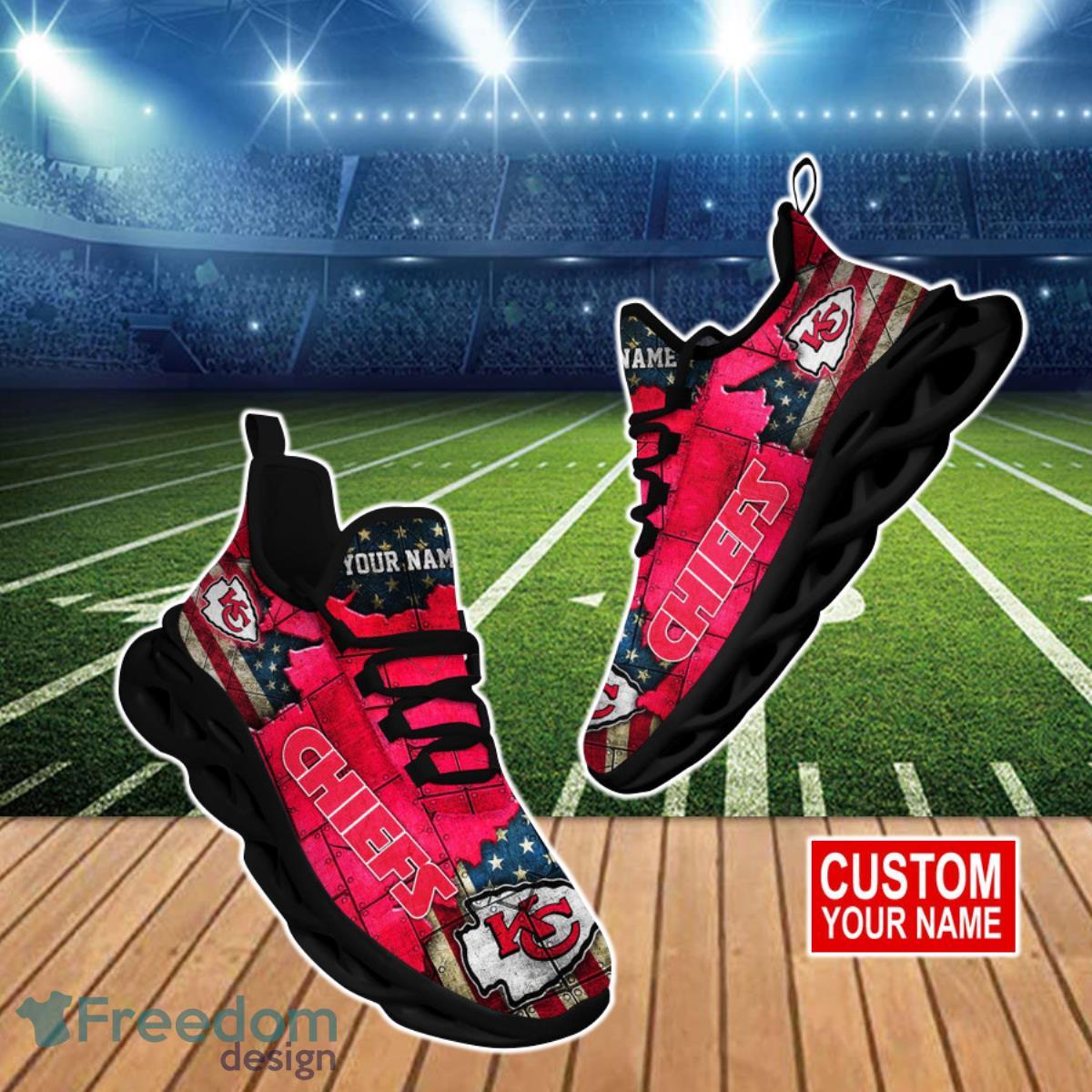 Kansas City Chiefs NFL Clunky Max Soul Shoes Custom Name Unique Gift For Men And Women Fans Product Photo 1