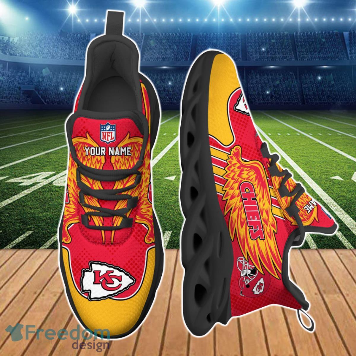 Kansas City Chiefs NFL Clunky Max Soul Shoes Custom Name Unique Gift For Real Fans Product Photo 2