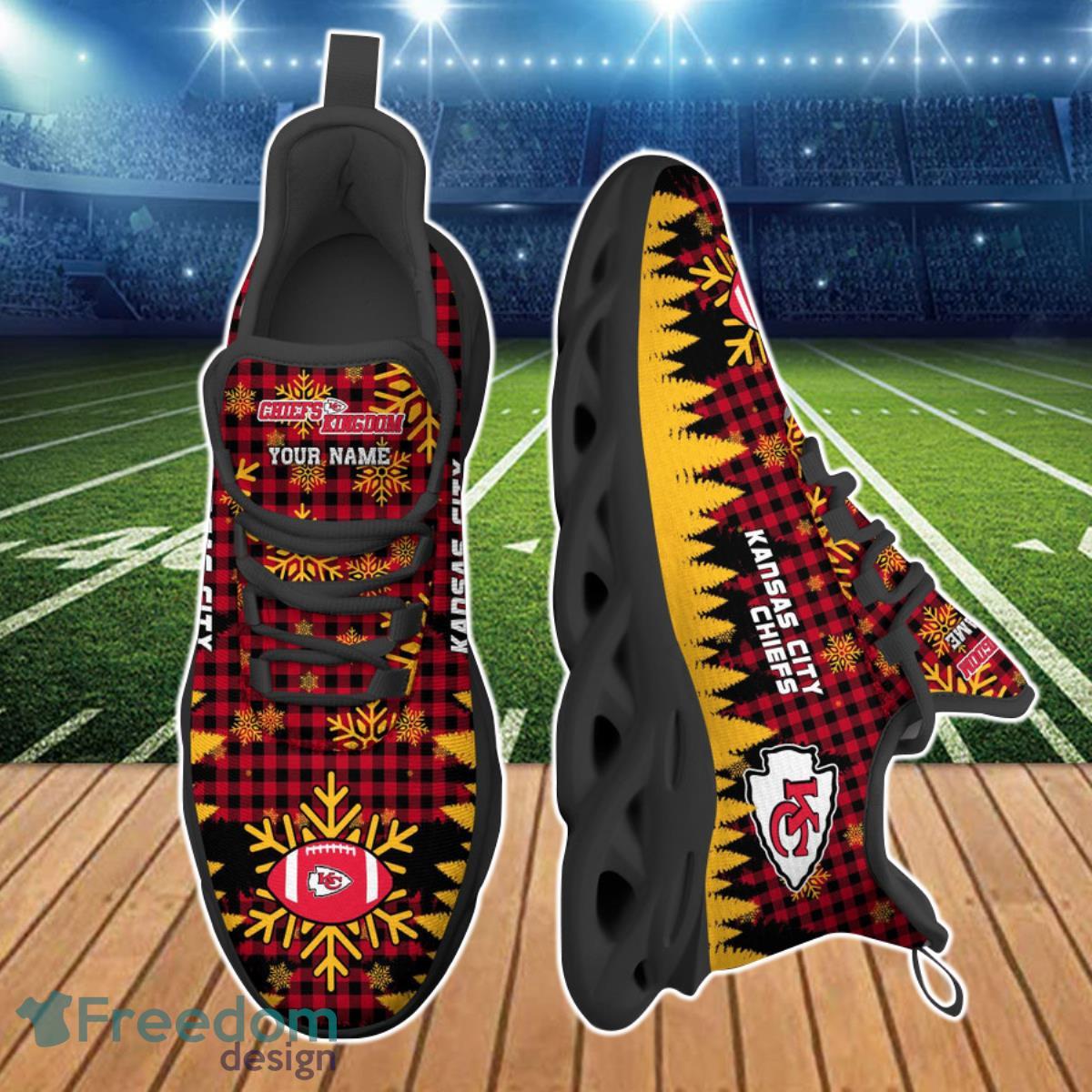 Kansas City Chiefs NFL Clunky Max Soul Shoes Custom Name Unique Gift For True Fans Product Photo 2