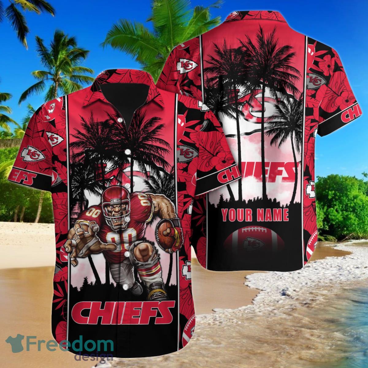 Kansas City Chiefs NFL Football Custom Name Hawaiian Shirt Best Gift For Men And Women Fans Product Photo 1