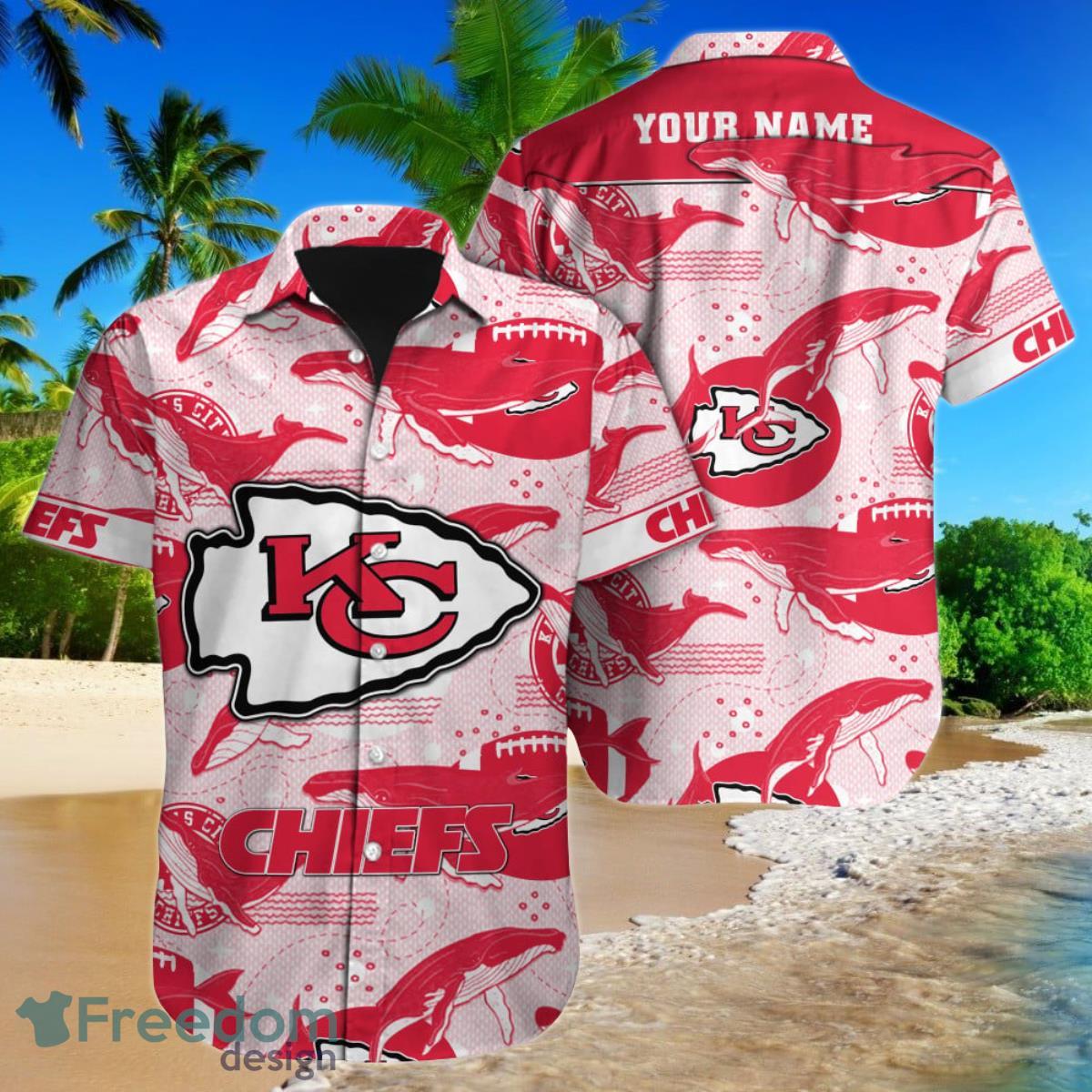 Kansas City Chiefs NFL Football Custom Name Hawaiian Shirt Best Gift For Real Fans Product Photo 1