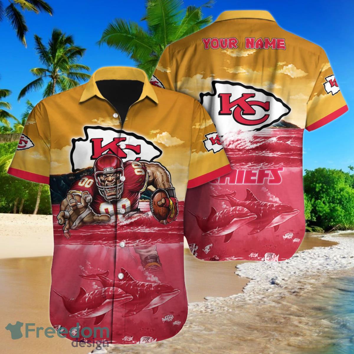 Kansas City Chiefs NFL Football Custom Name Hawaiian Shirt Style Gift For  Real Fans - Freedomdesign