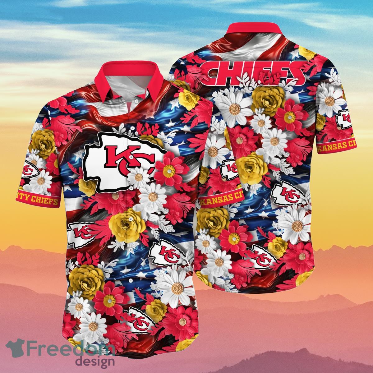 Kansas City Chiefs NFL Hawaiian Shirt 4th Of July Independence Day Special Gift For Men And Women Fans Product Photo 1