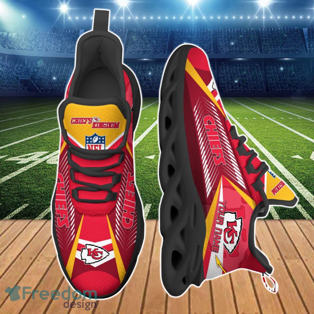 Kansas City Chiefs NFL Max Soul Shoes Custom Name Best Gift For Fans Product Photo 2