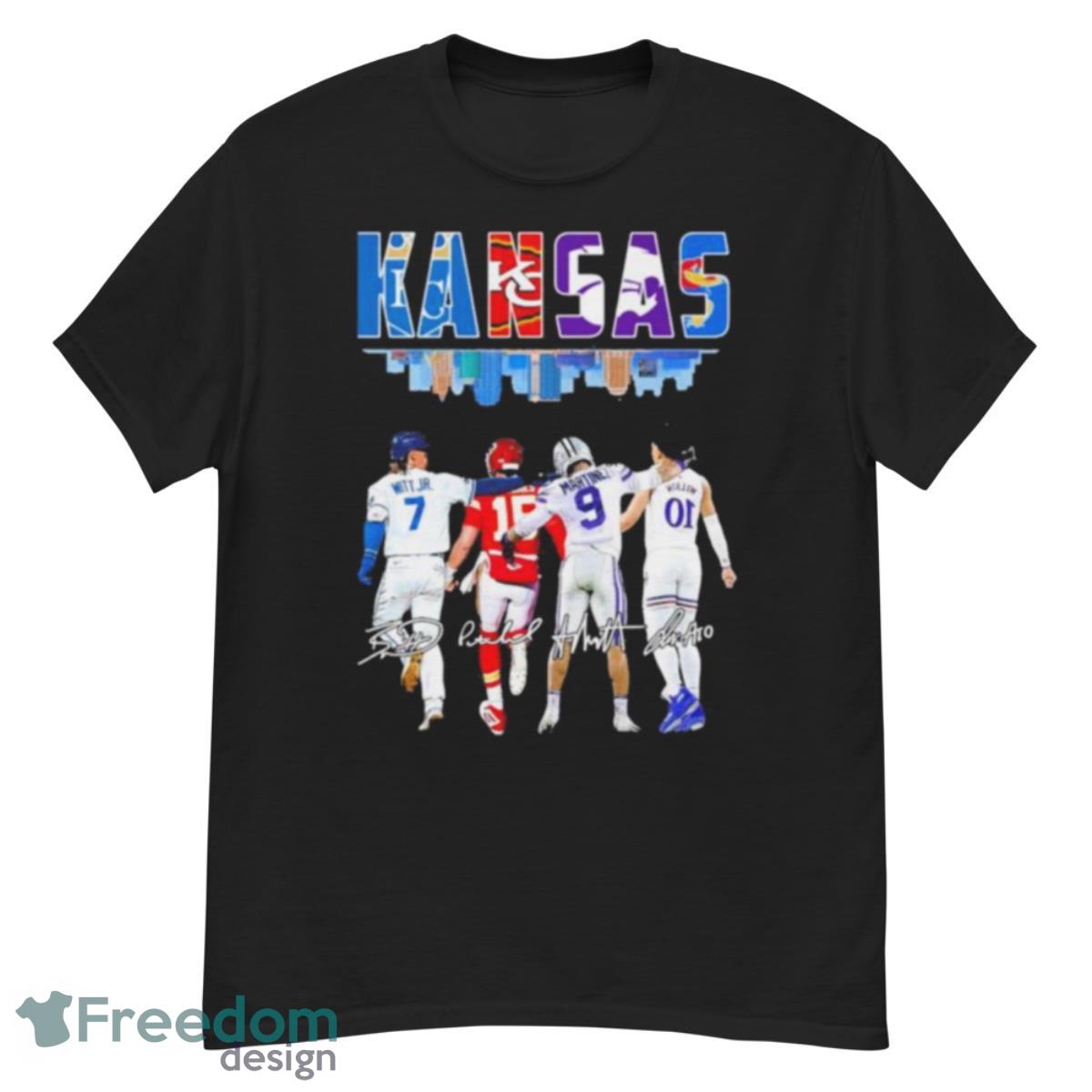 Kansas City Team Sports Player Name Signatures Shirt - G500 Men’s Classic T-Shirt