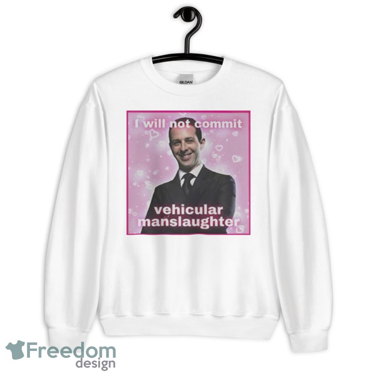 Kendall Roy I Will Not Commit Vehicular Manslaughter Shirt - Unisex Heavy Blend Crewneck Sweatshirt