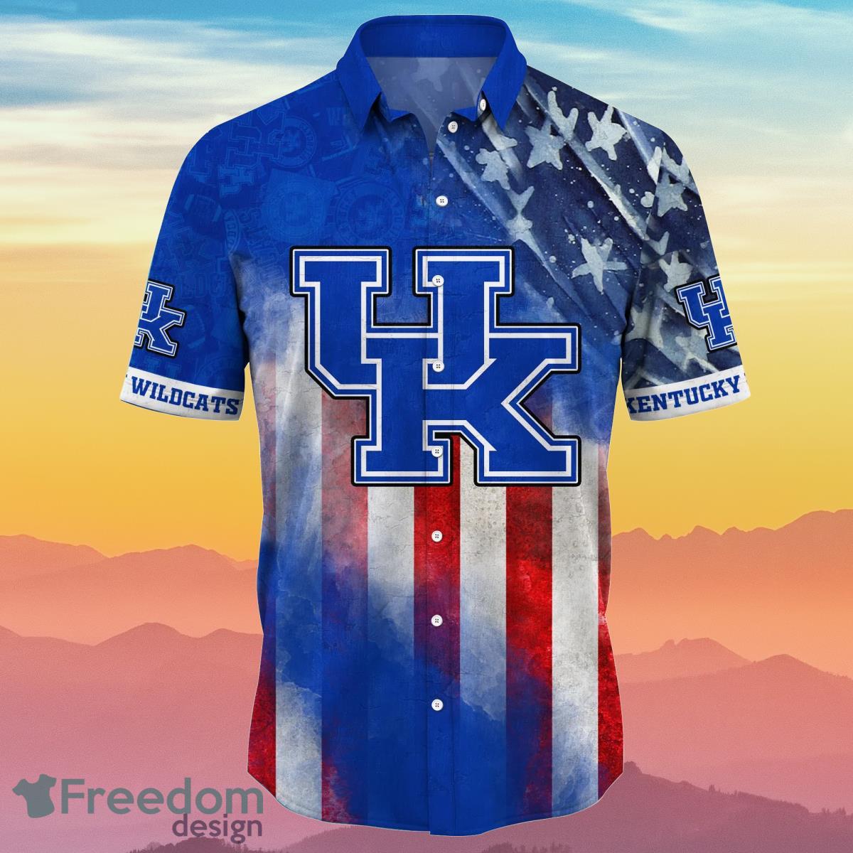 Kentucky Wildcats NCAA2 Hawaiian Shirt 4th Of July Independence Day Best Gift For Men And Women Fans Product Photo 2