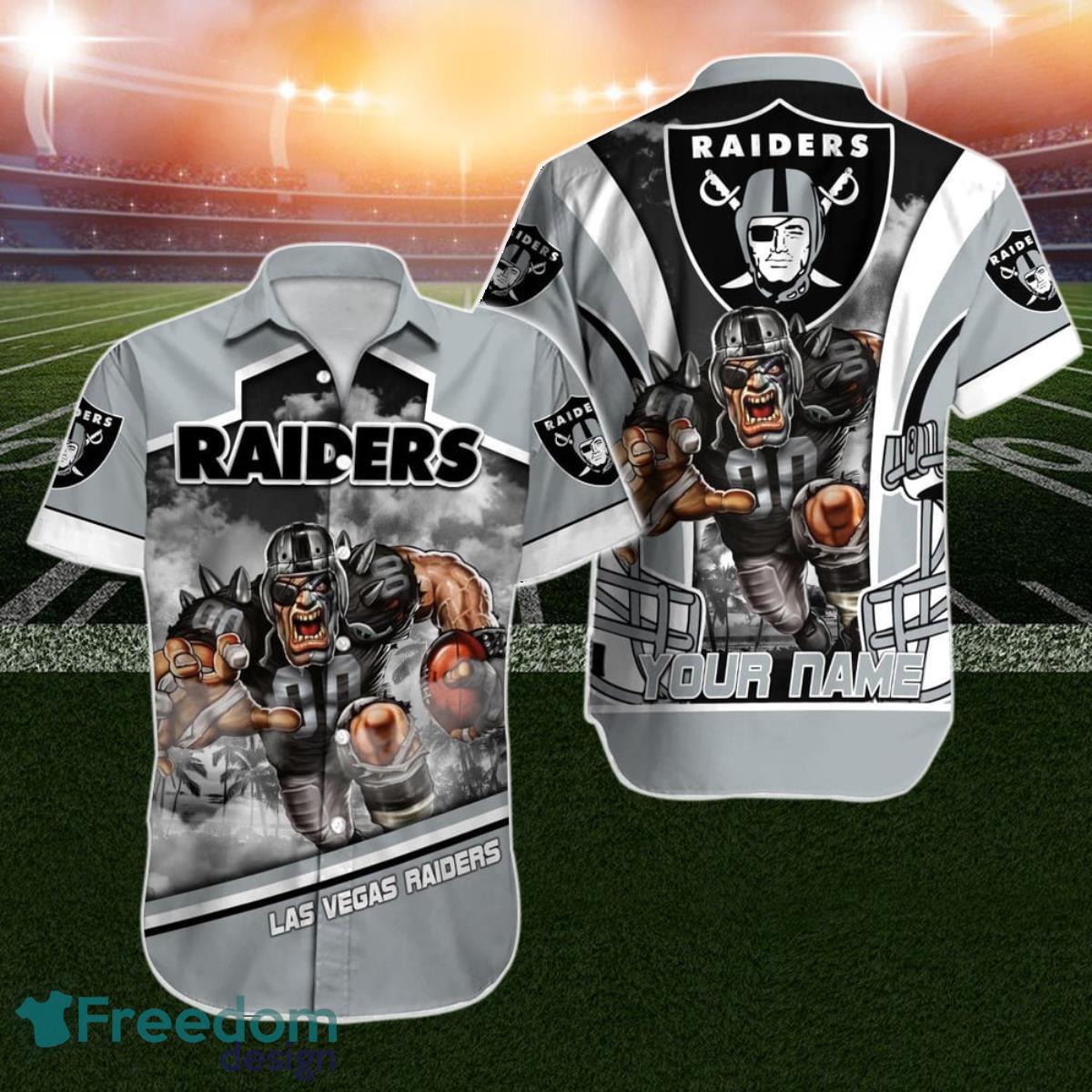 Las Vegas Raiders NFL Football Custom Name Hawaiian Shirt Ideal Gift For  Fans - Freedomdesign