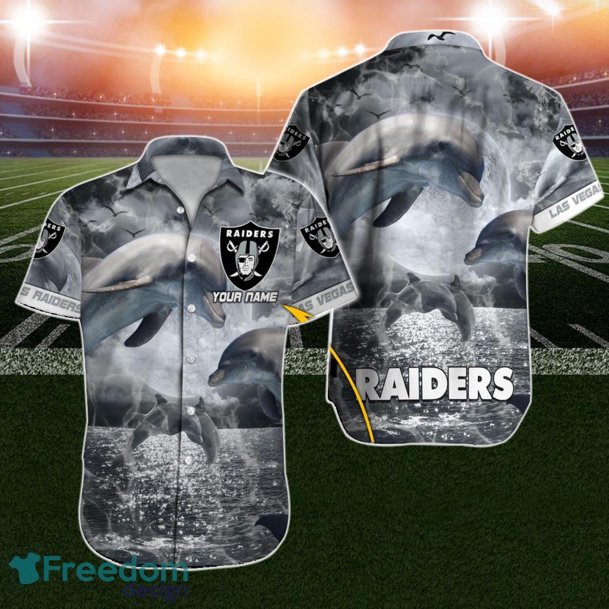 Las Vegas Raiders NFL Football Custom Name Hawaiian Shirt Ideal Gift For  Fans - Freedomdesign