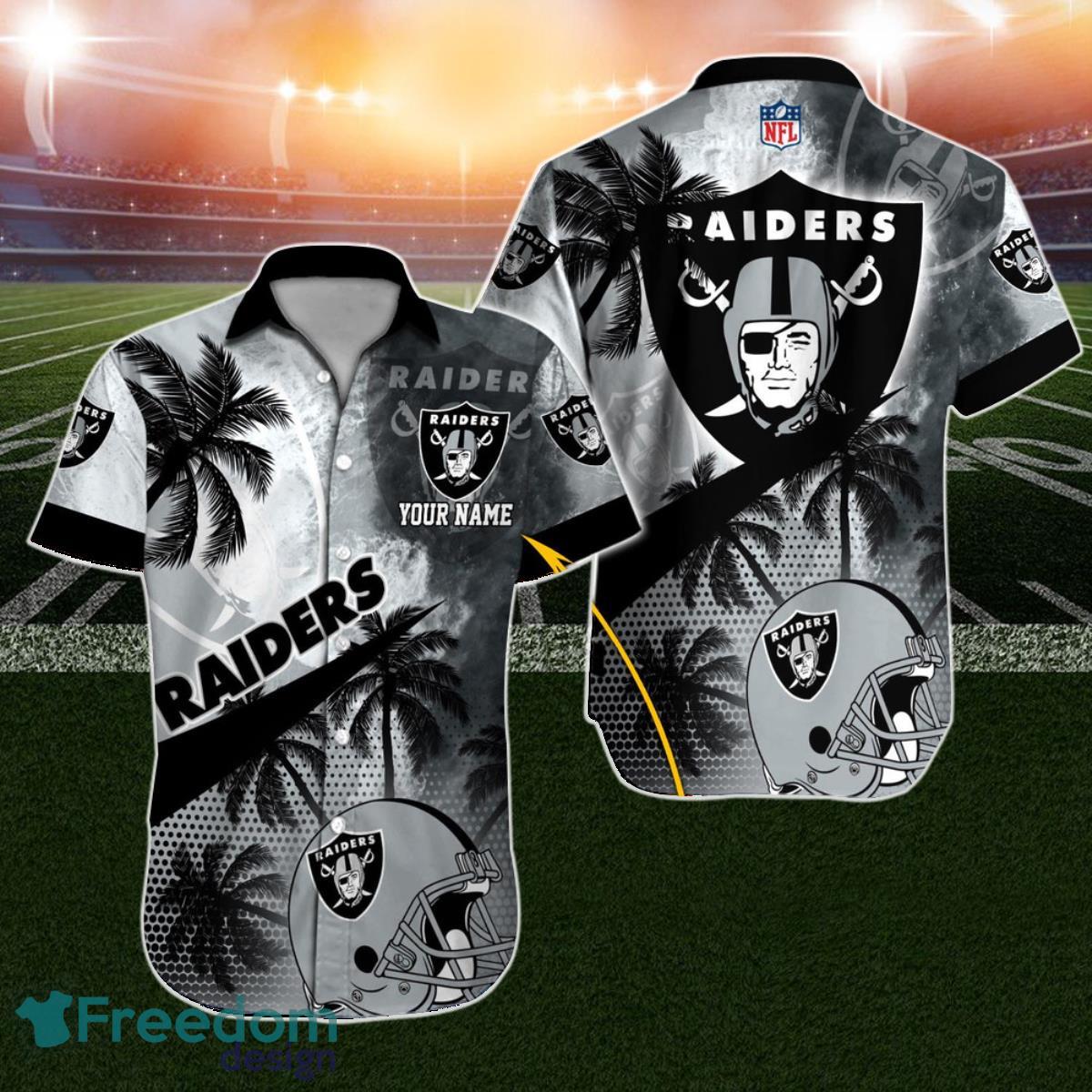 Las Vegas Raiders Hawaiian Shirt NFL Football Personalized For True Fans Product Photo 1