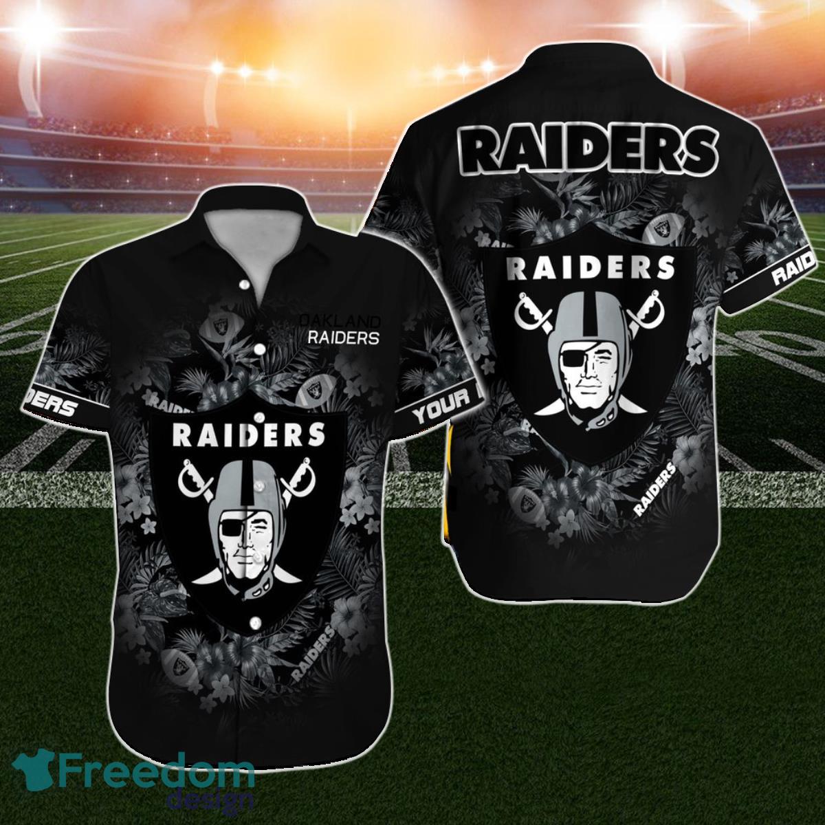 Las Vegas Raiders Hawaiian Shirt Personalized For Fans Football Product Photo 1