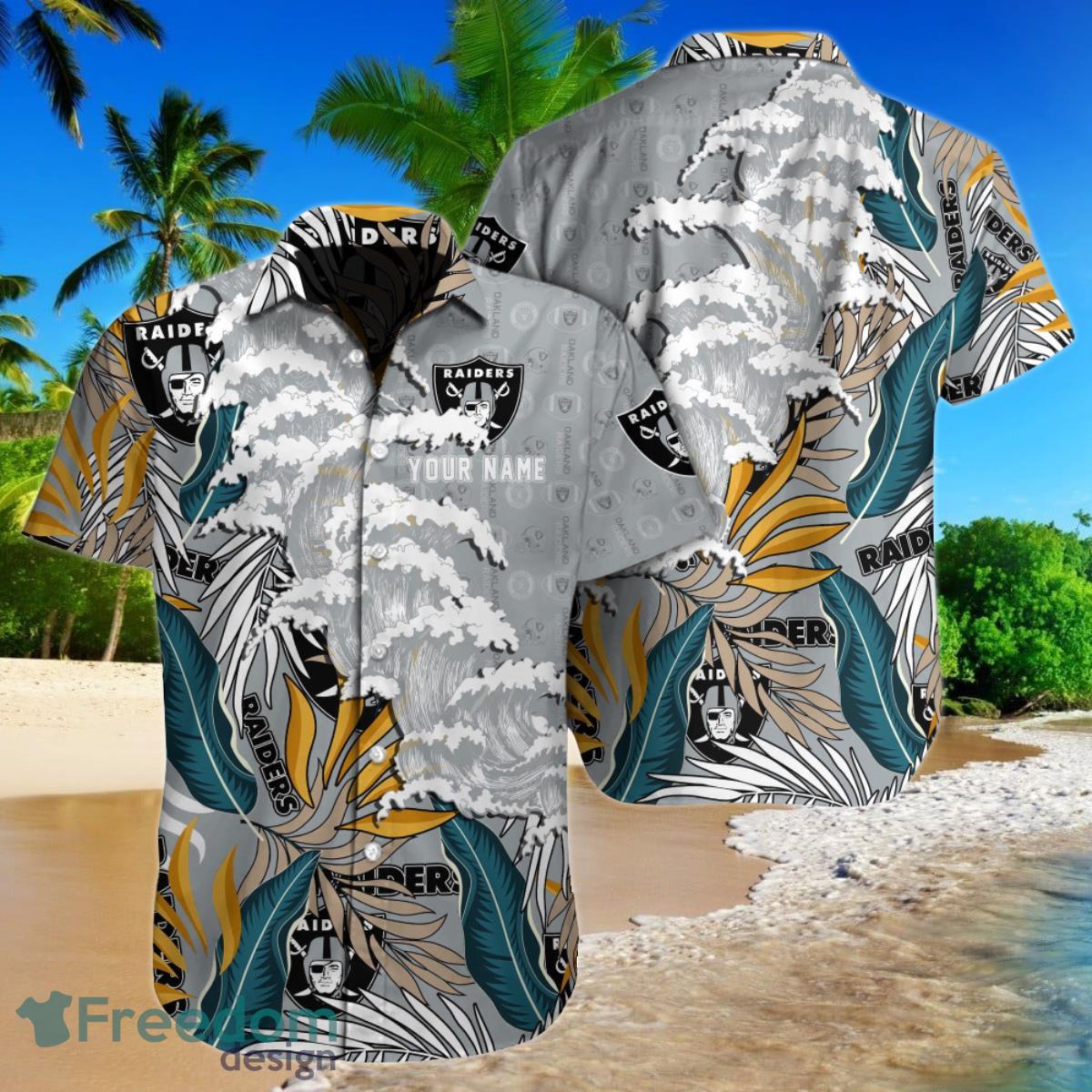 NFL Las Vegas Raiders Hawaiian Shirt For Men