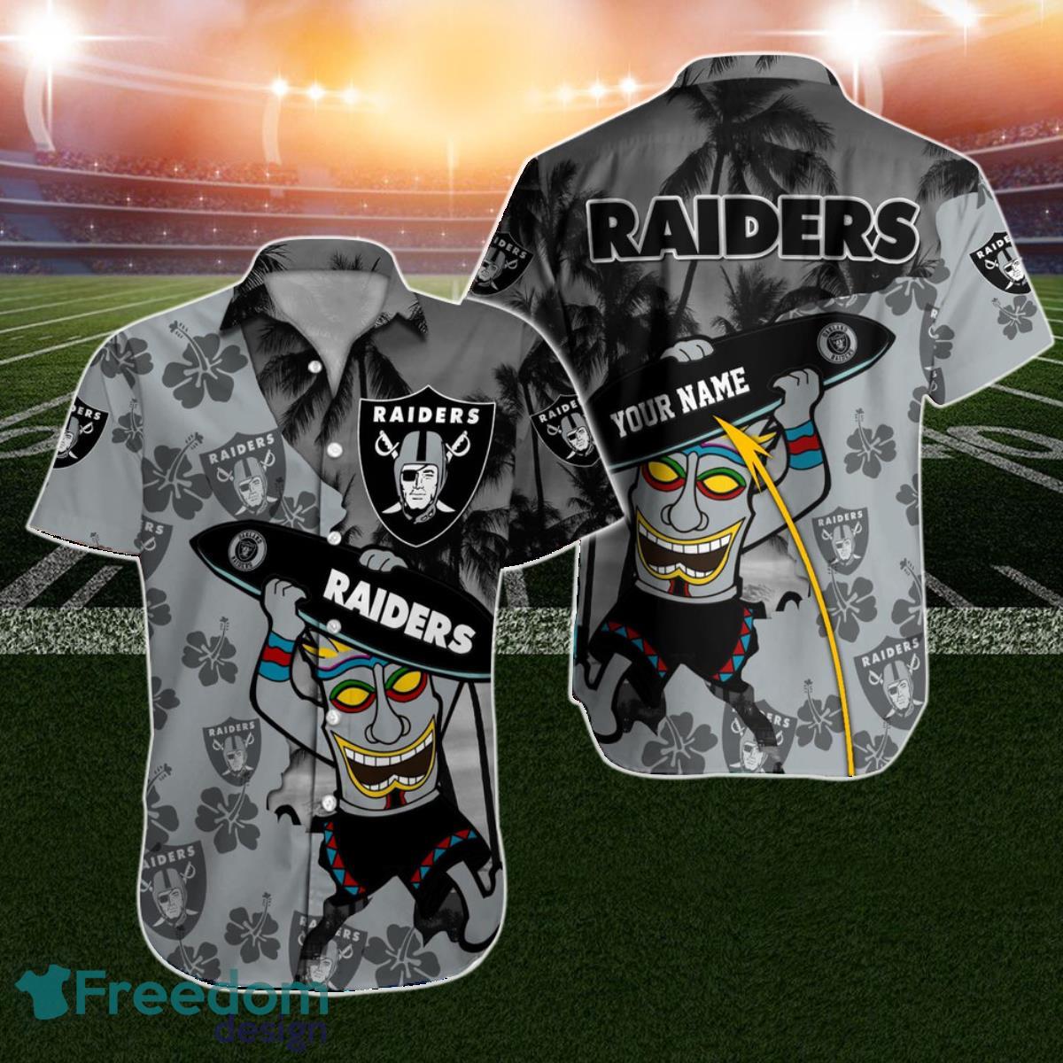 Las Vegas Raiders NFL Hawaiian Shirt Custom Name For Men Women Gift For Fan Product Photo 1