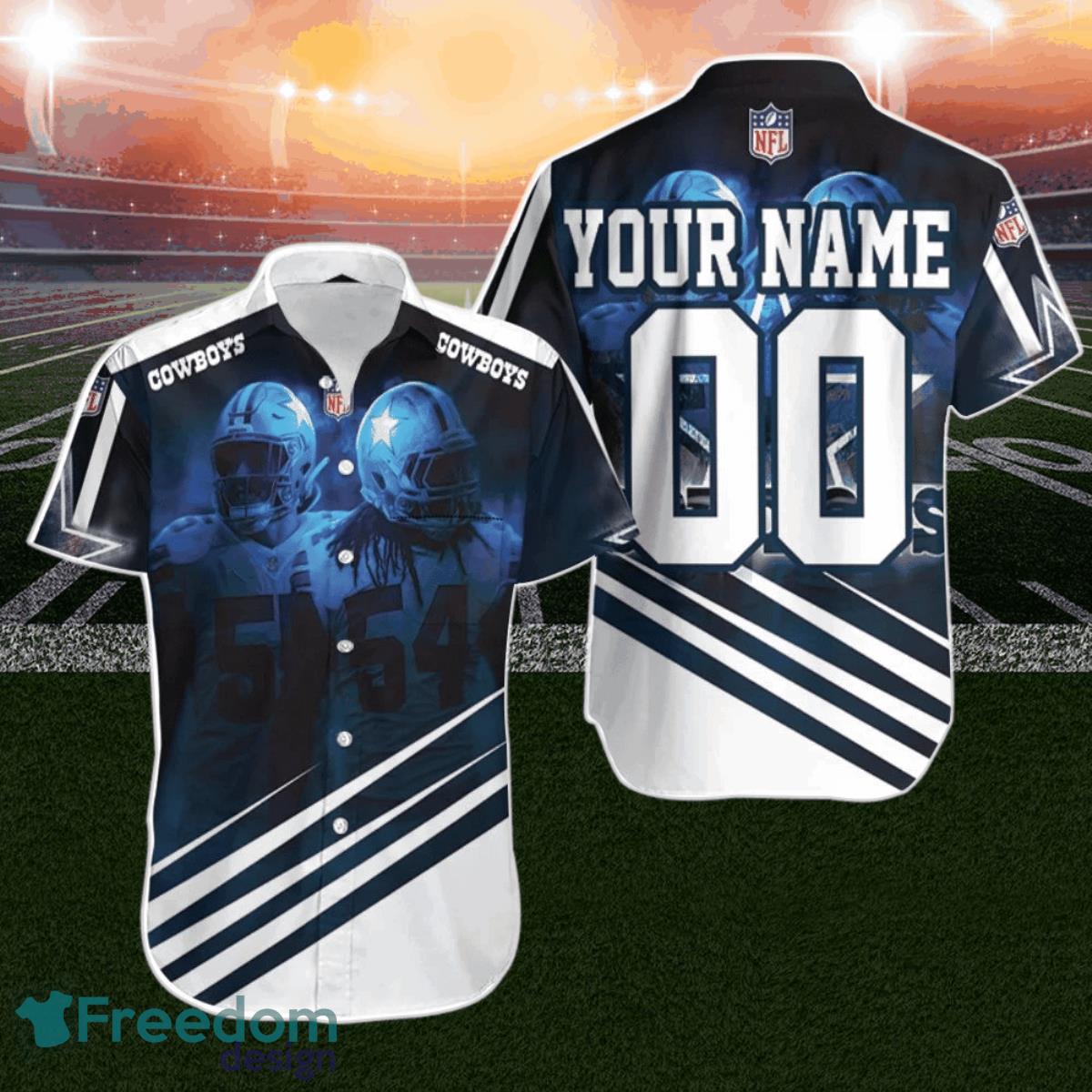 Leighton Vander Esch & Jaylon Smith Dallas Cowboys 3D Personalized Hawaiian Shirt Product Photo 1