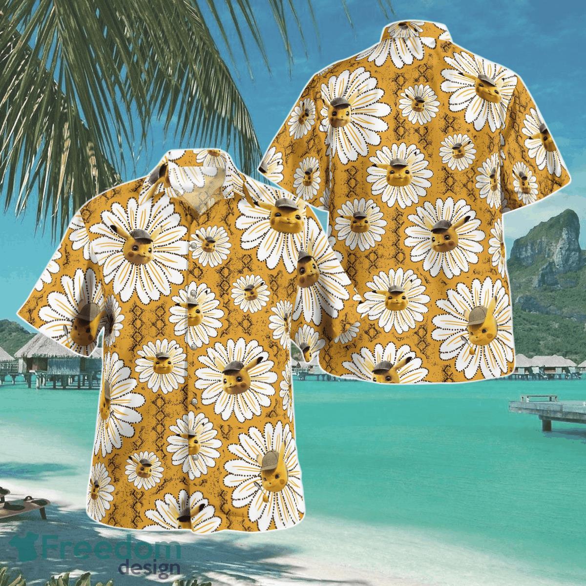 Limited Edition Electric Pokemon Hawaiian Shirt Aloha Shirt For Men Women Product Photo 1