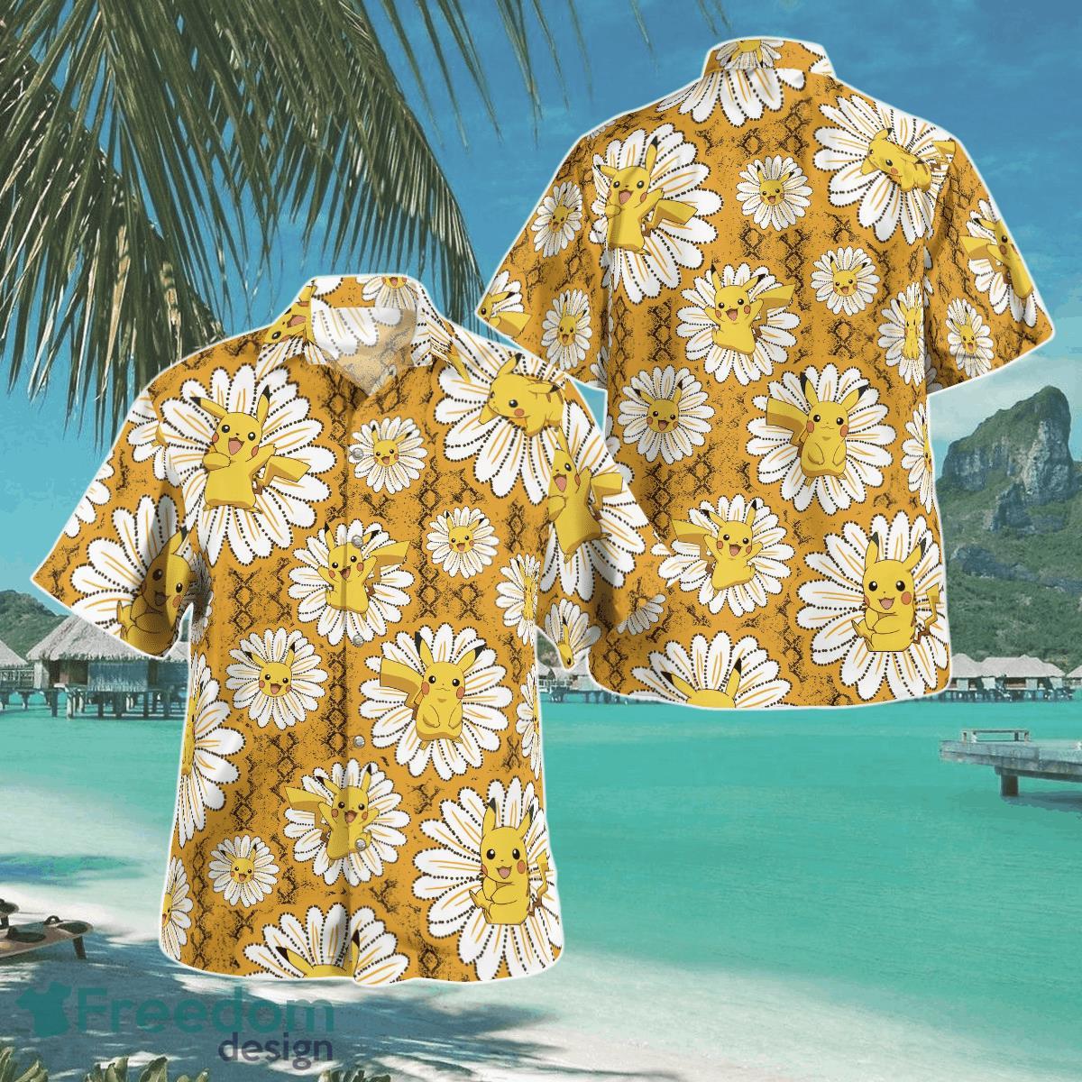 Limited Edition Electric Pokmon Hawaiian Shirt Aloha Shirt For Men Women Product Photo 1