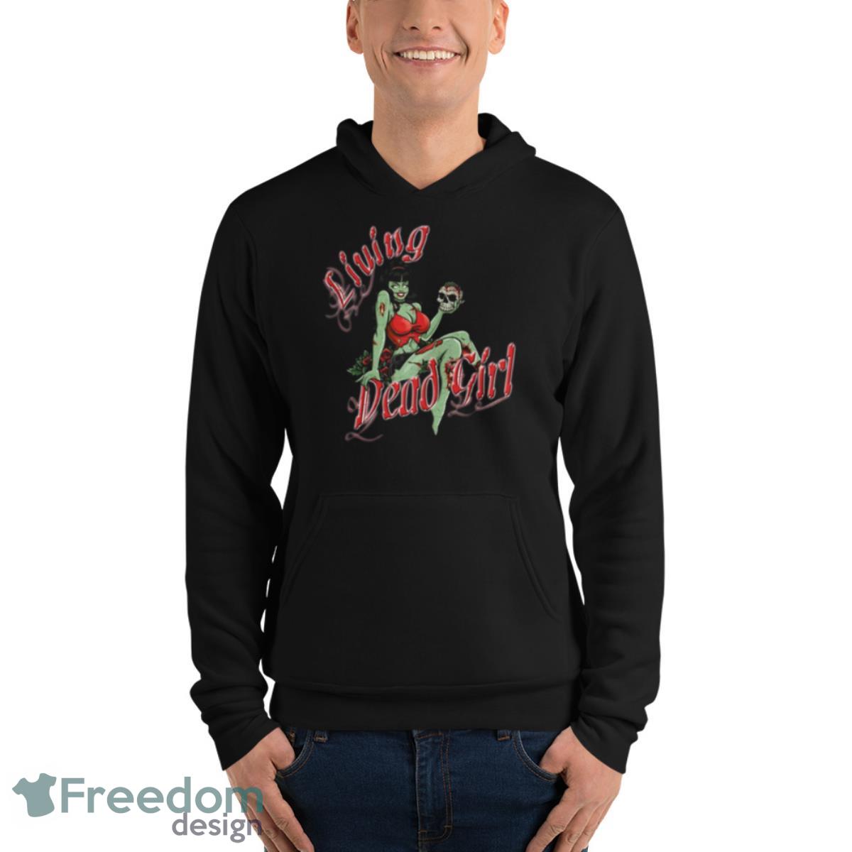 Living Dead Girl Gothic Shirt - Unisex Fleece Pullover Hoodie Living Dead Girl Gothic Shirt - Unisex Fleece Pullover Hoodie