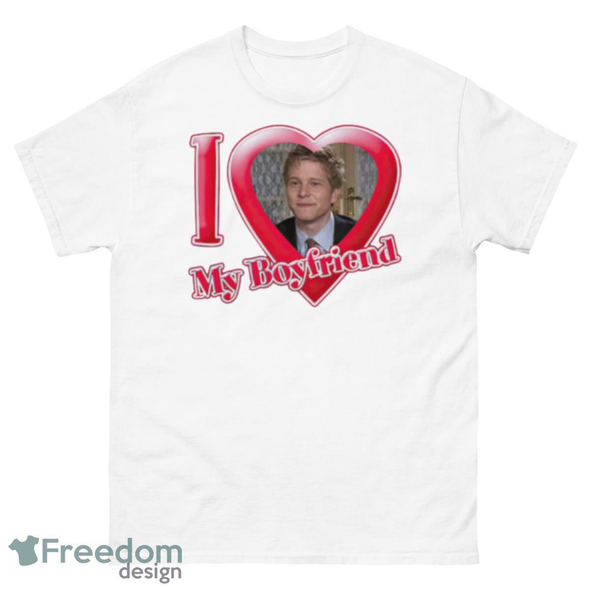 Logan Huntzberger I love my boyfriend shirt - 500 Men’s Classic Tee Gildan