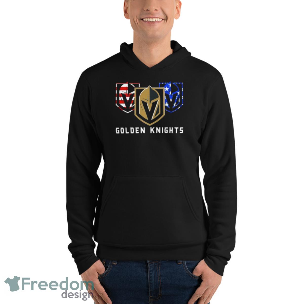Logo US Flag NHL Hockey Vegas Golden Knights 2023 Shirt - Unisex Fleece Pullover Hoodie Logo US Flag NHL Hockey Vegas Golden Knights 2023 Shirt - Unisex Fleece Pullover Hoodie