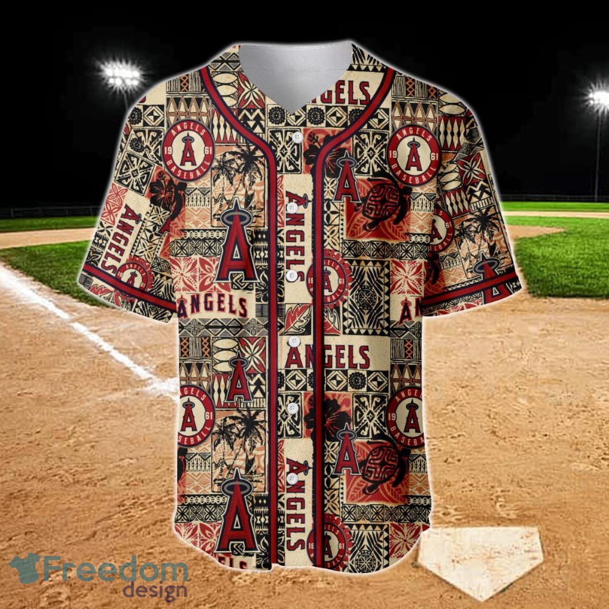 Los Angeles Angels Major League Baseball AOP Baseball Jersey Product Photo 2