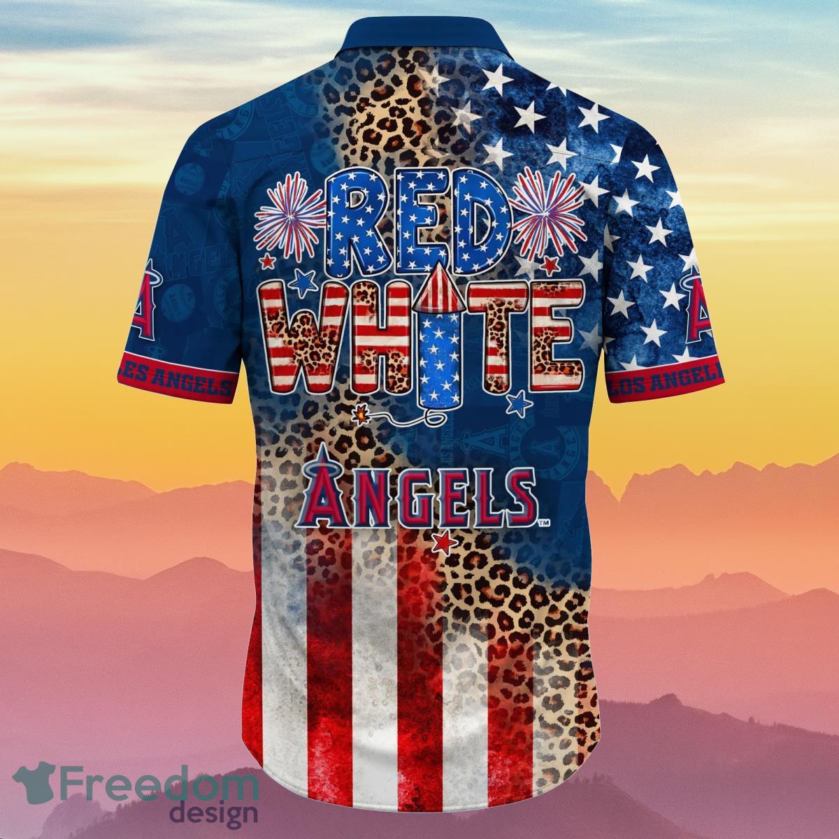 Los Angeles Angels MLB Hawaiian Shirt 4th Of July Independence Day Best  Gift For Men And Women Fans - Freedomdesign