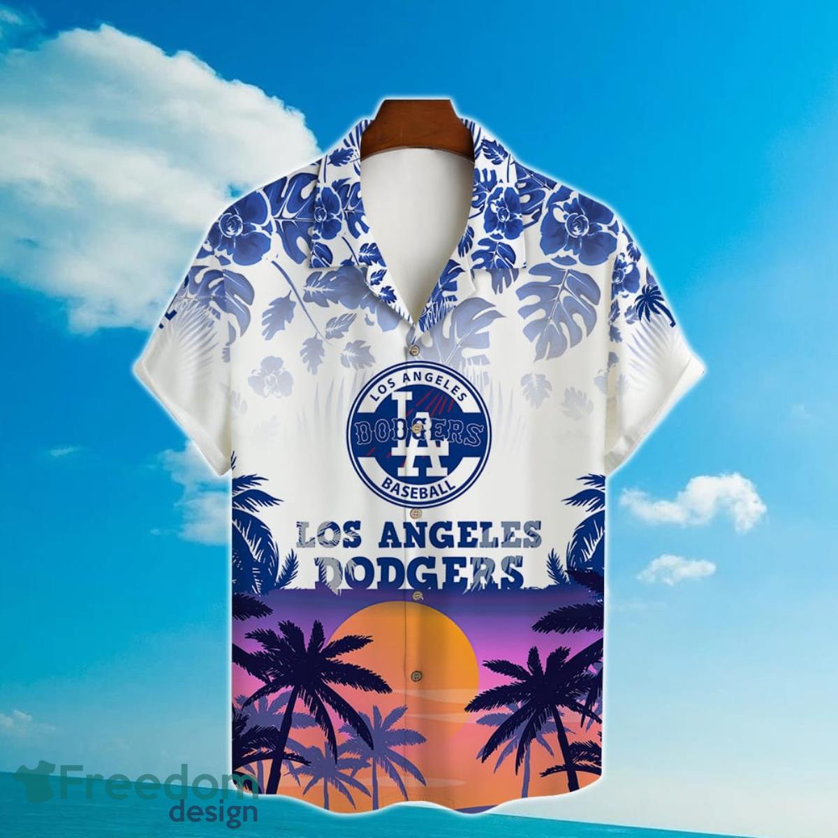 Los Angeles Dodgers Major League Baseball MLB 3D Print Hawaiian Shirt Product Photo 2