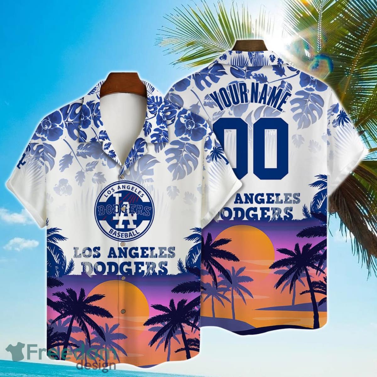 Los Angeles Dodgers Major League Baseball MLB 3D Print Hawaiian Shirt Product Photo 1