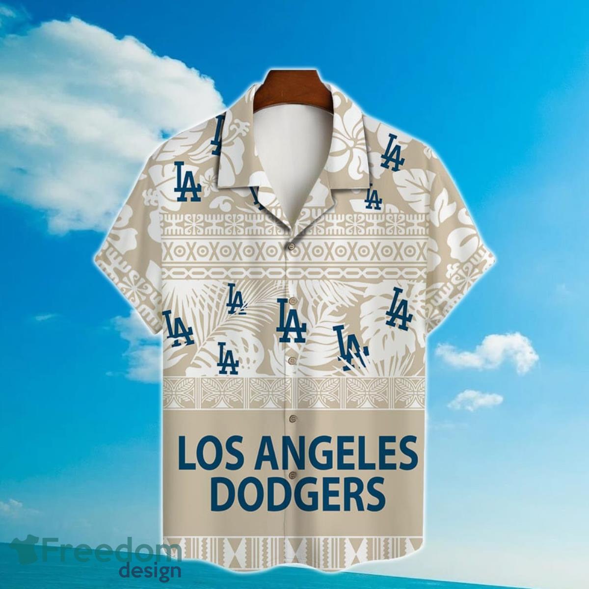 Los Angeles Dodgers Button Up Tropical Aloha Dodgers Hawaiian Shirt, LA  Dodgers Hawaiian Shirt