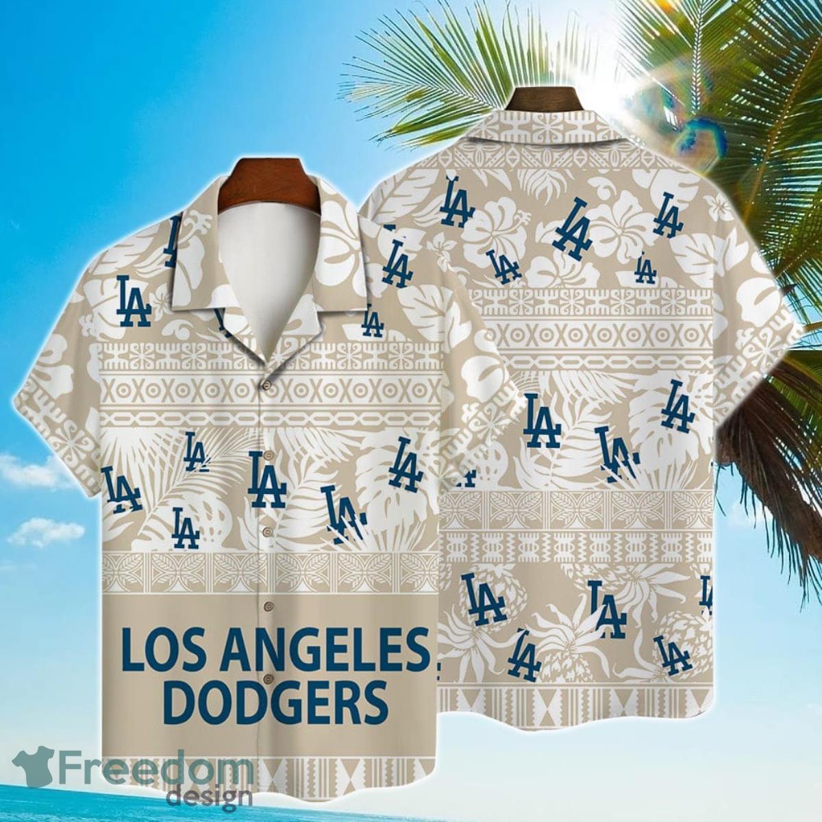 Los Angeles Dodgers MLB Personalized Aloha Hawaiian Shirt - T