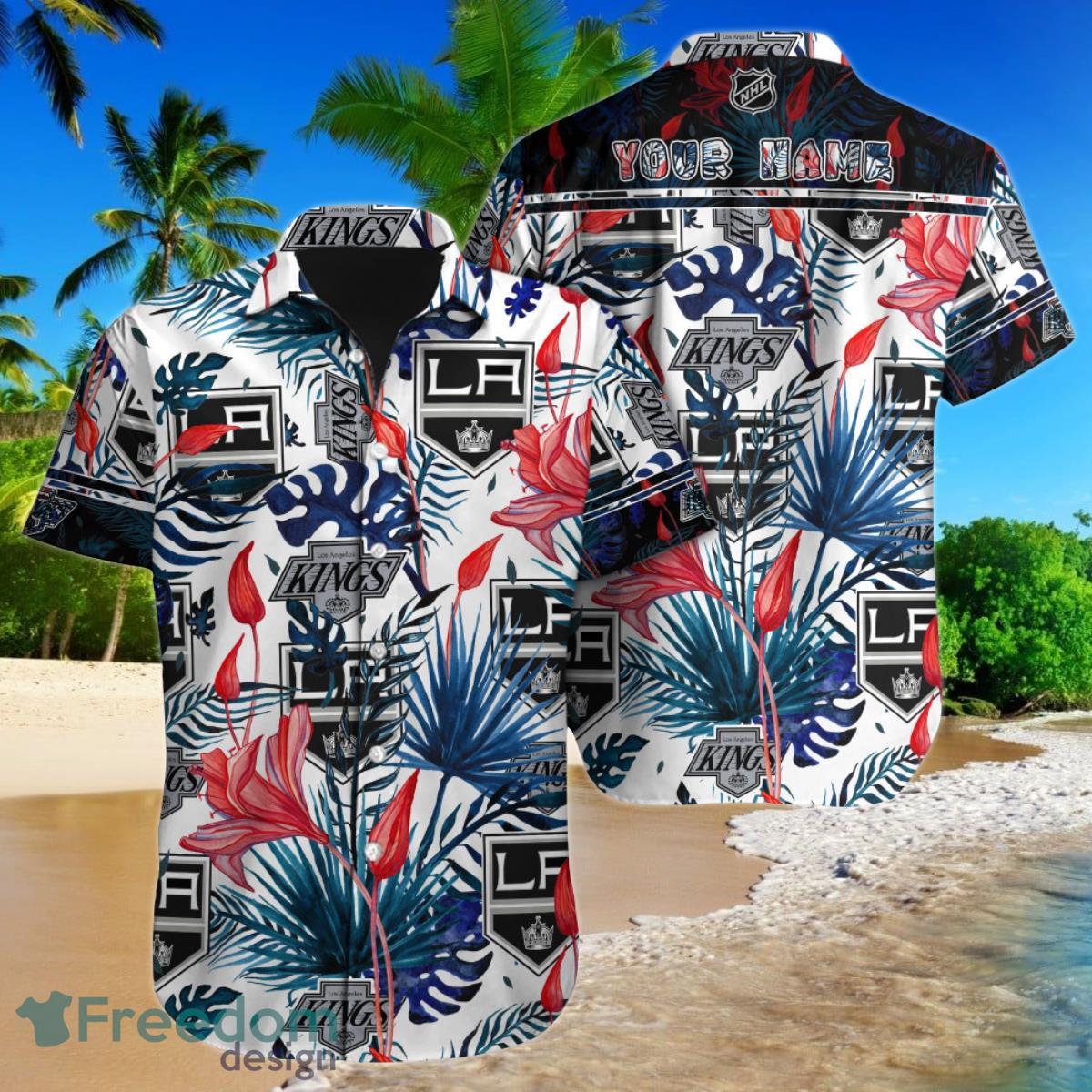 Los Angeles Kings NHL Custom Name Hawaiian Shirt For Men Women Best Gift For Fans Product Photo 1