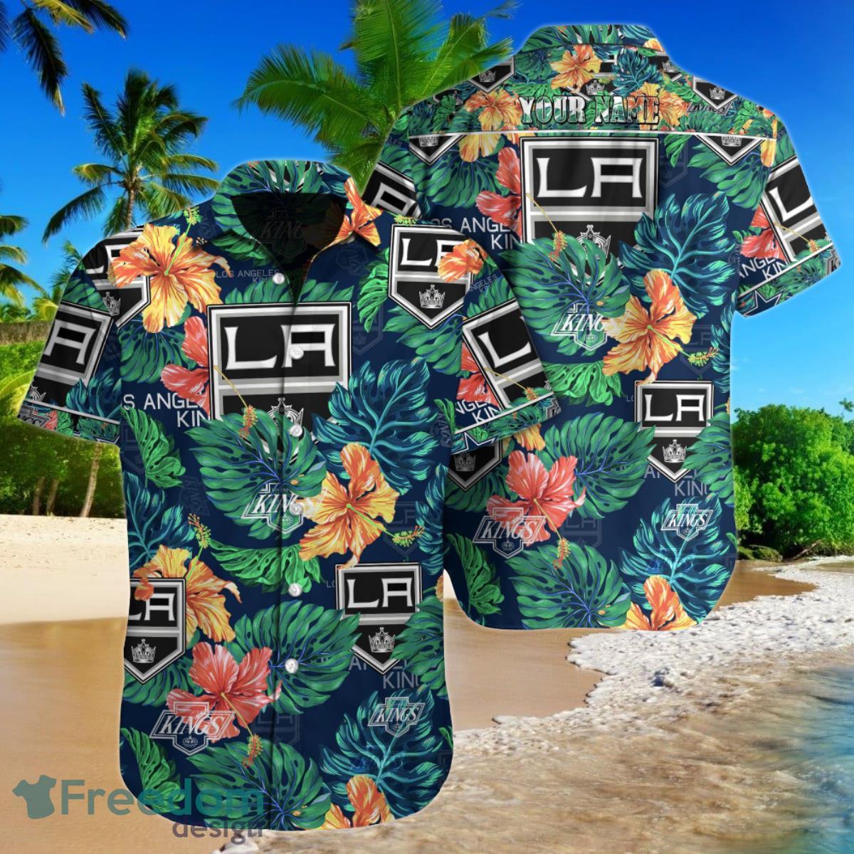 Los Angeles Kings NHL Custom Name Hawaiian Shirt For Men Women Gift For  Fans - Freedomdesign