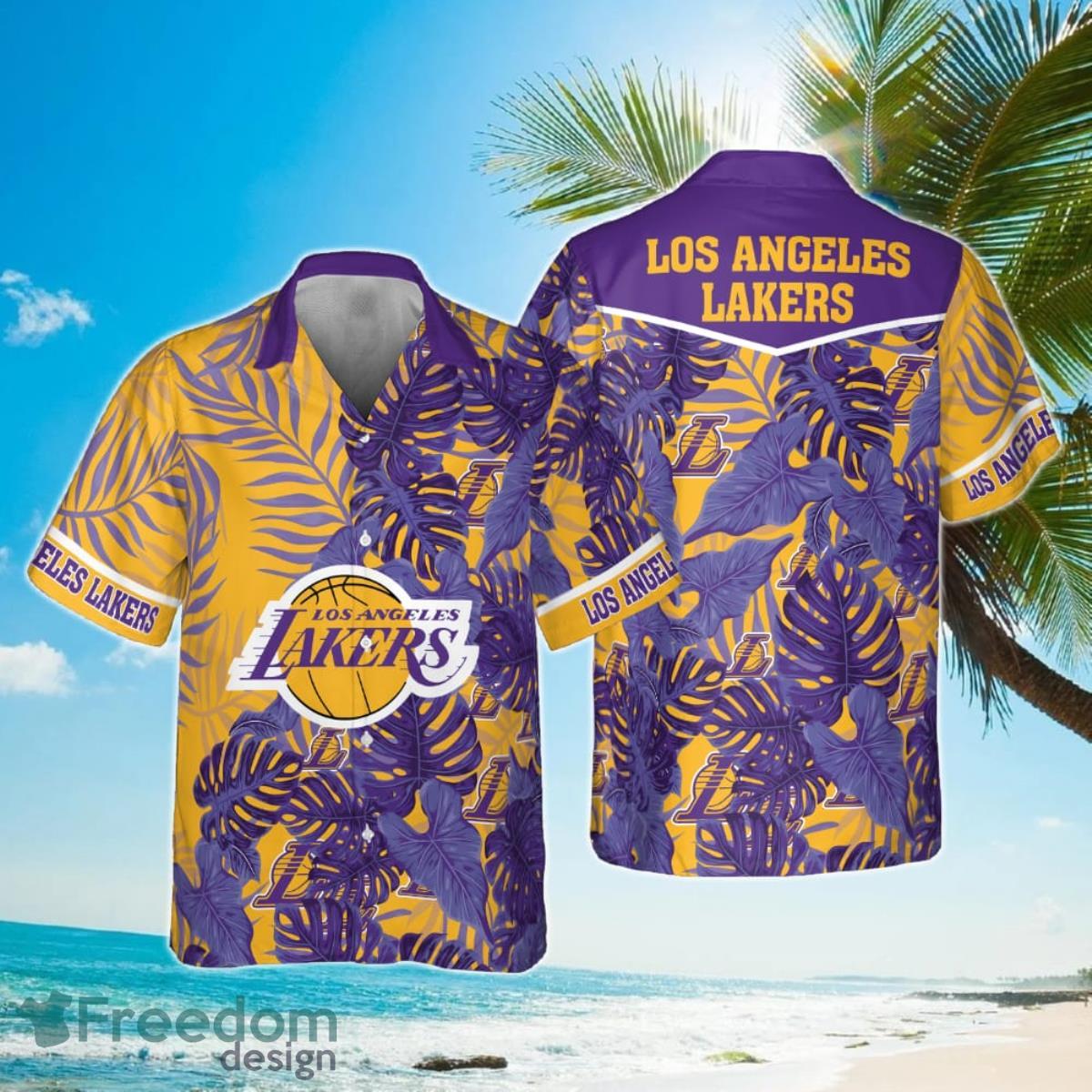 Los Angeles Lakers Polynesian Pattern National National Basketball