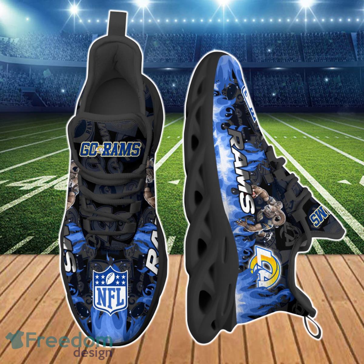 Los Angeles Rams NFL Clunky Max Soul Shoes Best Gift For Fans Product Photo 2