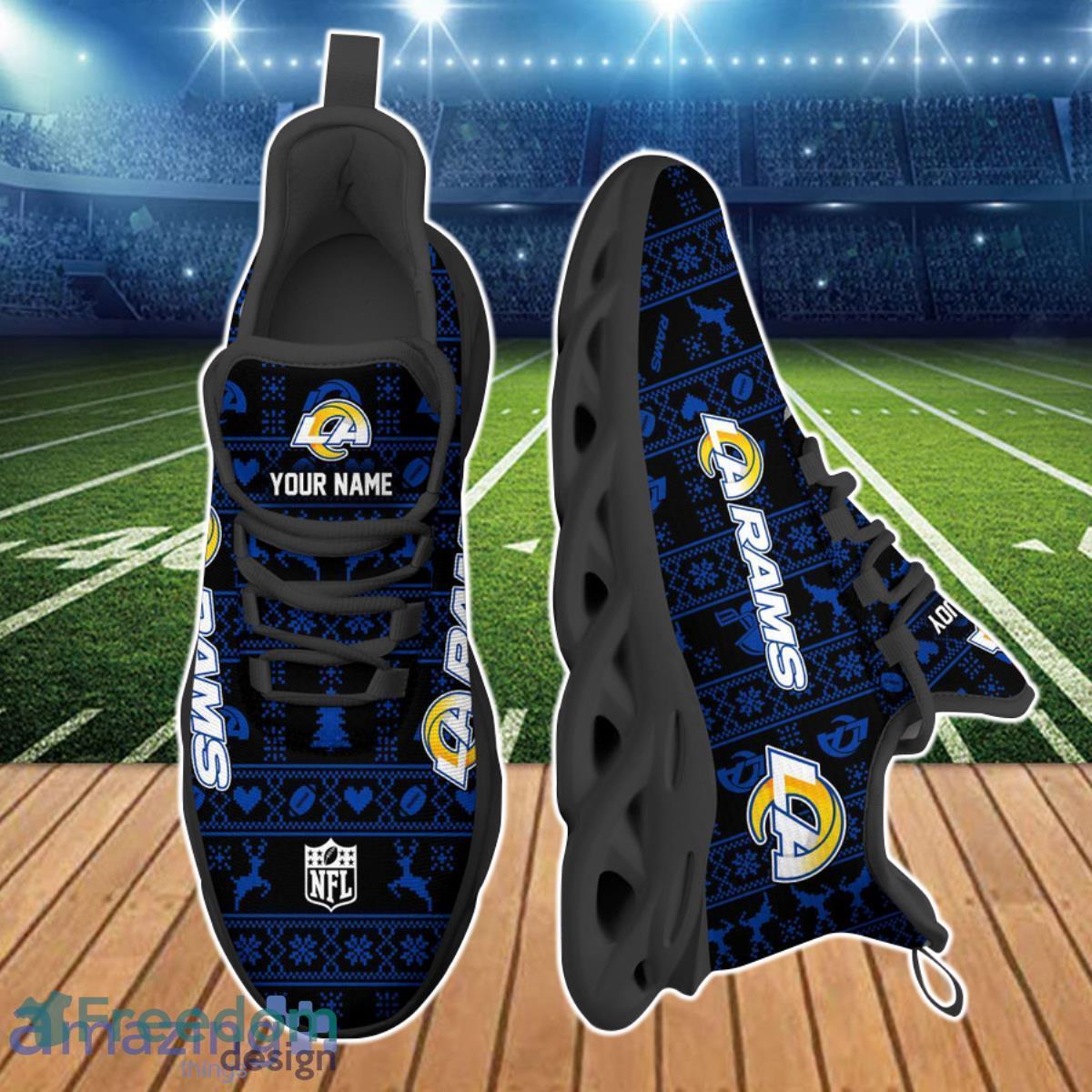 Los Angeles Rams NFL Clunky Max Soul Shoes Custom Name Product Photo 2