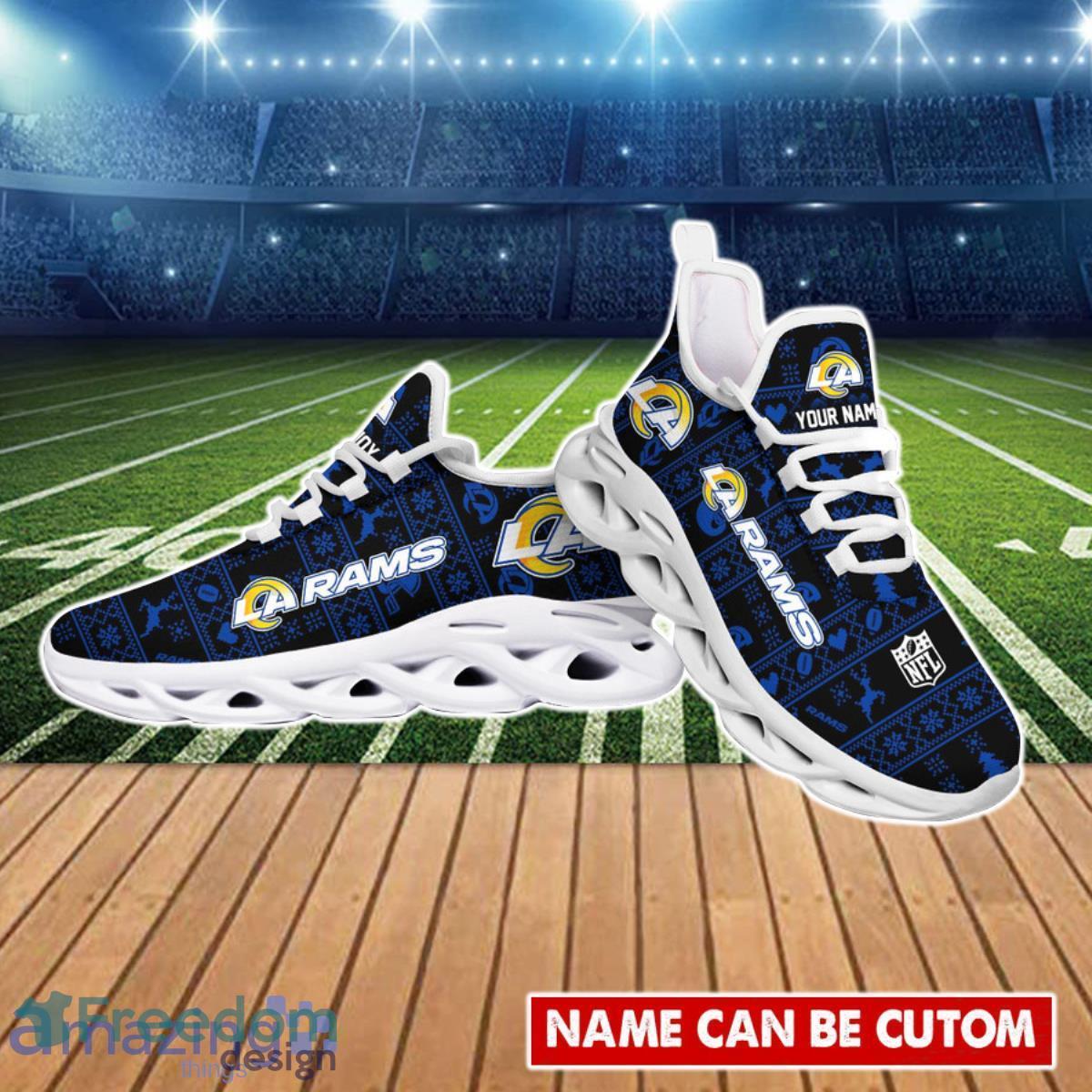 Los Angeles Rams NFL Clunky Sneakers Max Soul Shoes - Growkoc