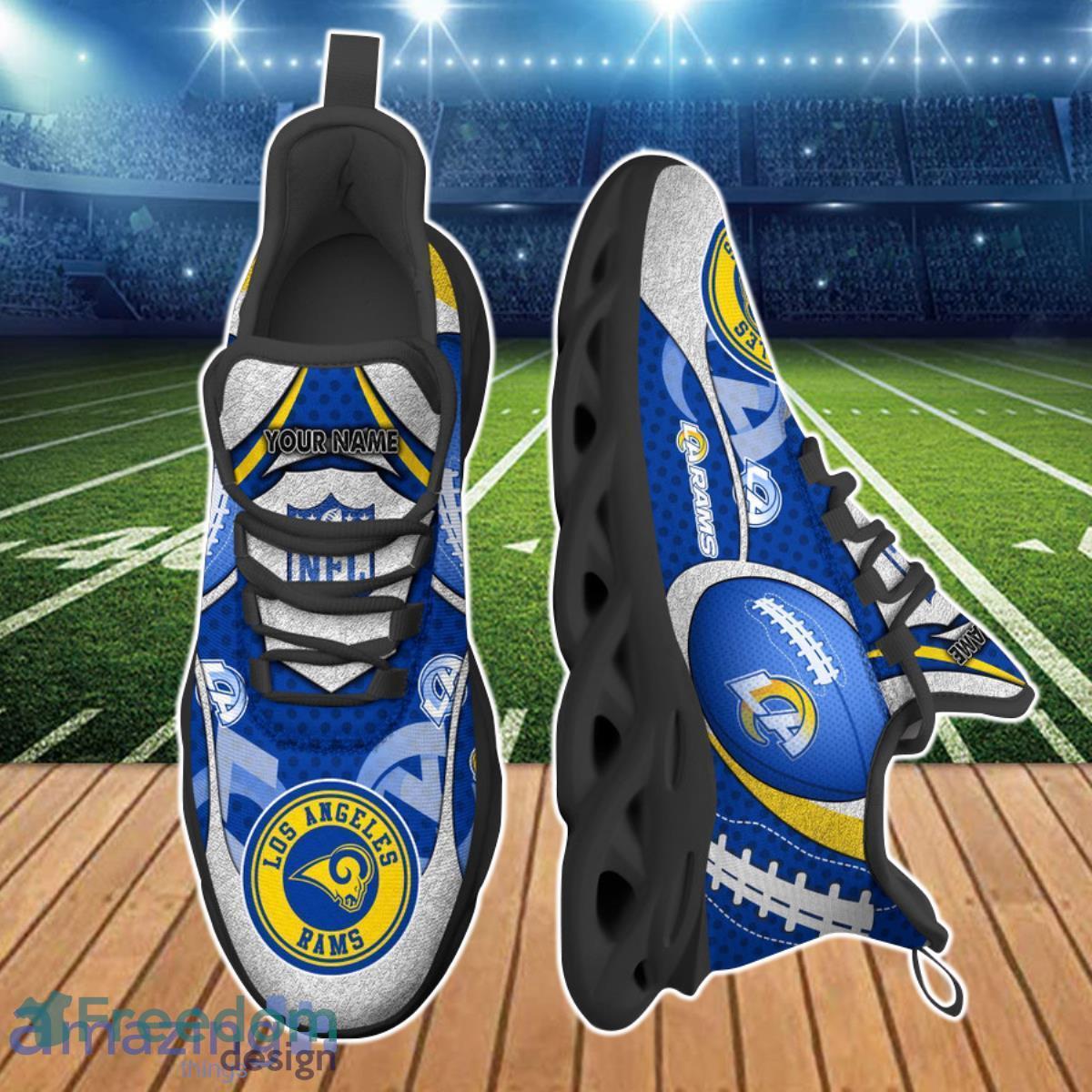 Los Angeles Rams NFL Clunky Max Soul Shoes Custom Name Best Gift For True Fans Product Photo 2