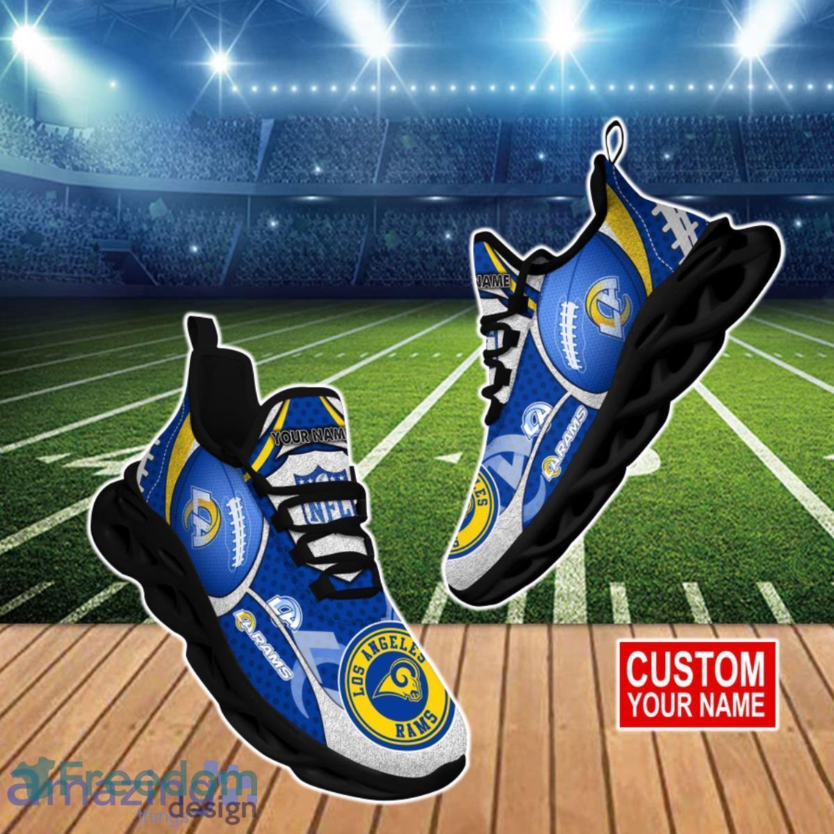 Los Angeles Rams NFL Clunky Max Soul Shoes Custom Name Best Gift For True Fans Product Photo 1