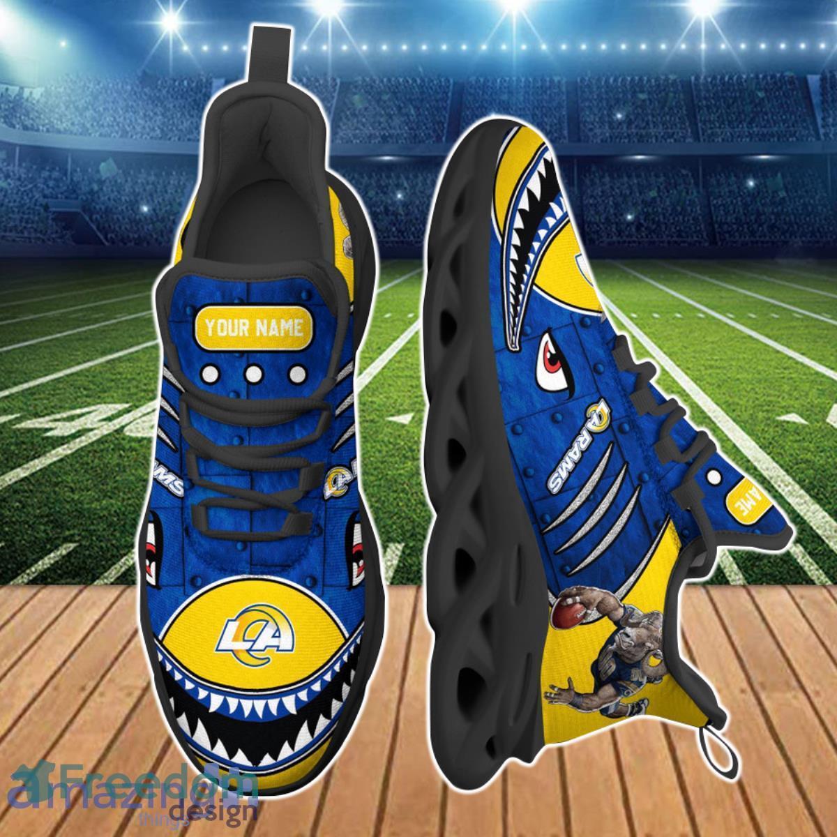 Los Angeles Rams NFL Clunky Max Soul Shoes Custom Name Special Gift For Real Fans Product Photo 2