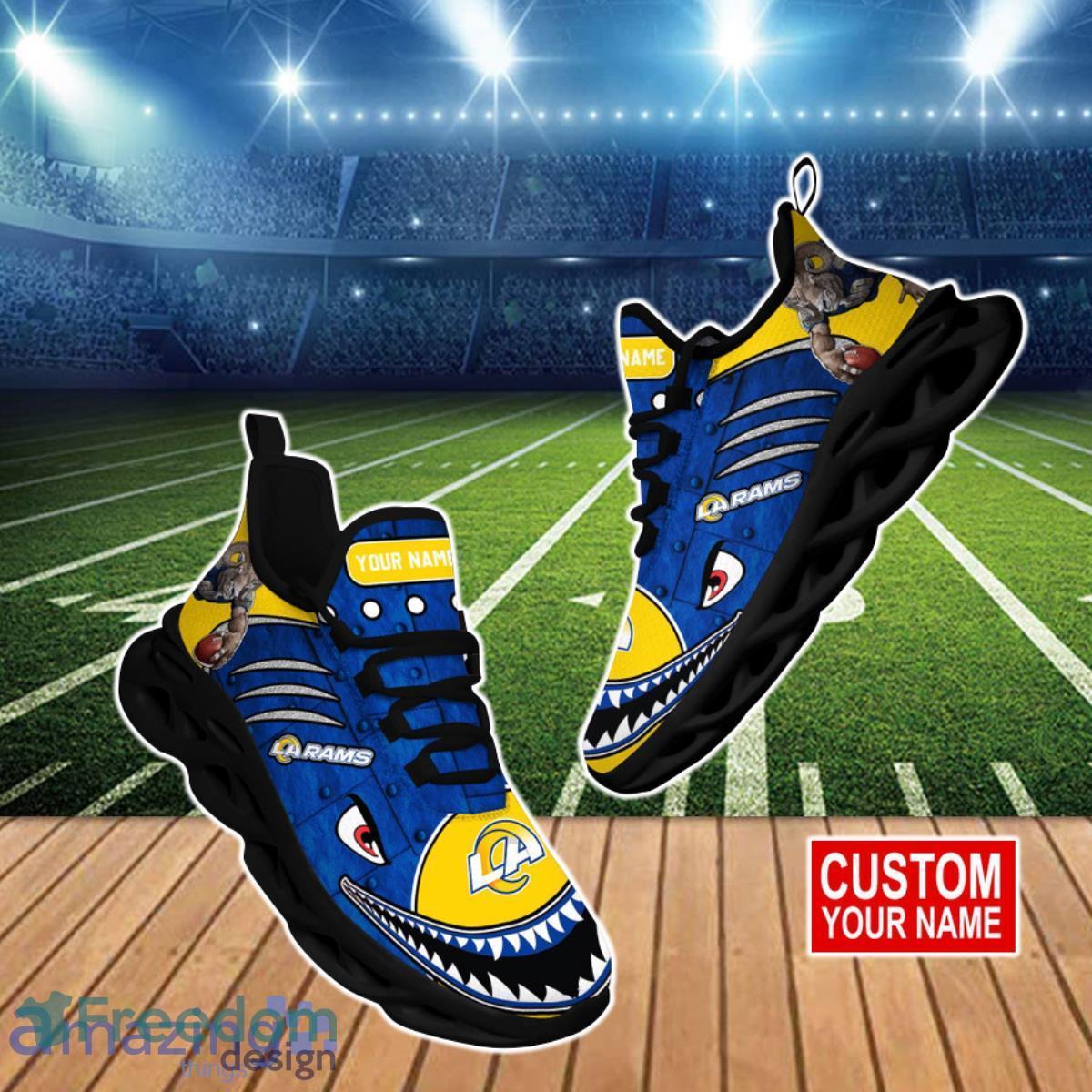 Los Angeles Rams NFL Clunky Max Soul Shoes Custom Name Special Gift For Real Fans Product Photo 1