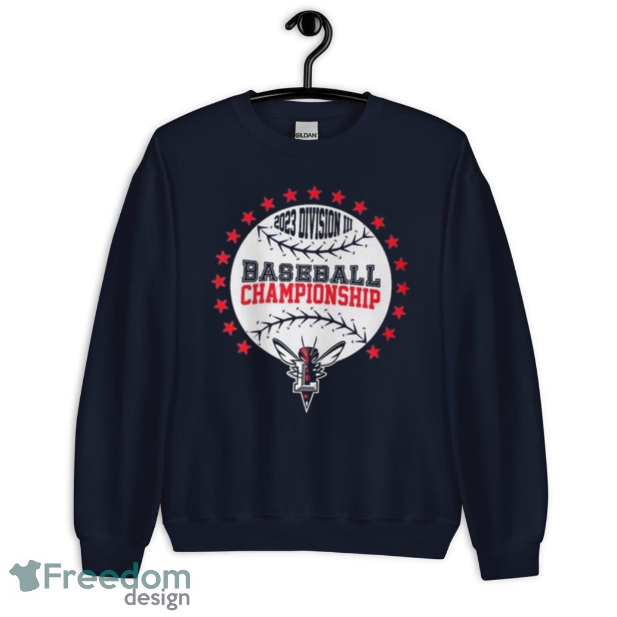 Lynchburg Hornets 2023 Diii Baseball Championship Shirt - Unisex Crewneck Sweatshirt-1