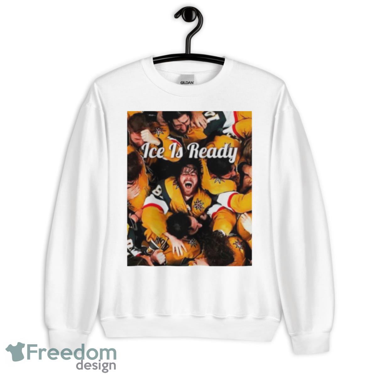 Marchy Dog Pile Ice Is Ready Shirt - Unisex Heavy Blend Crewneck Sweatshirt