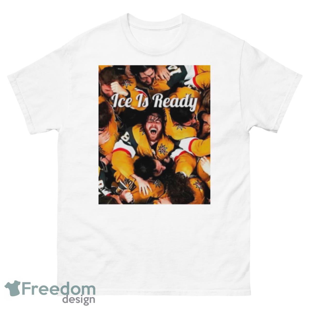 Marchy Dog Pile Ice Is Ready Shirt - 500 Men’s Classic Tee Gildan