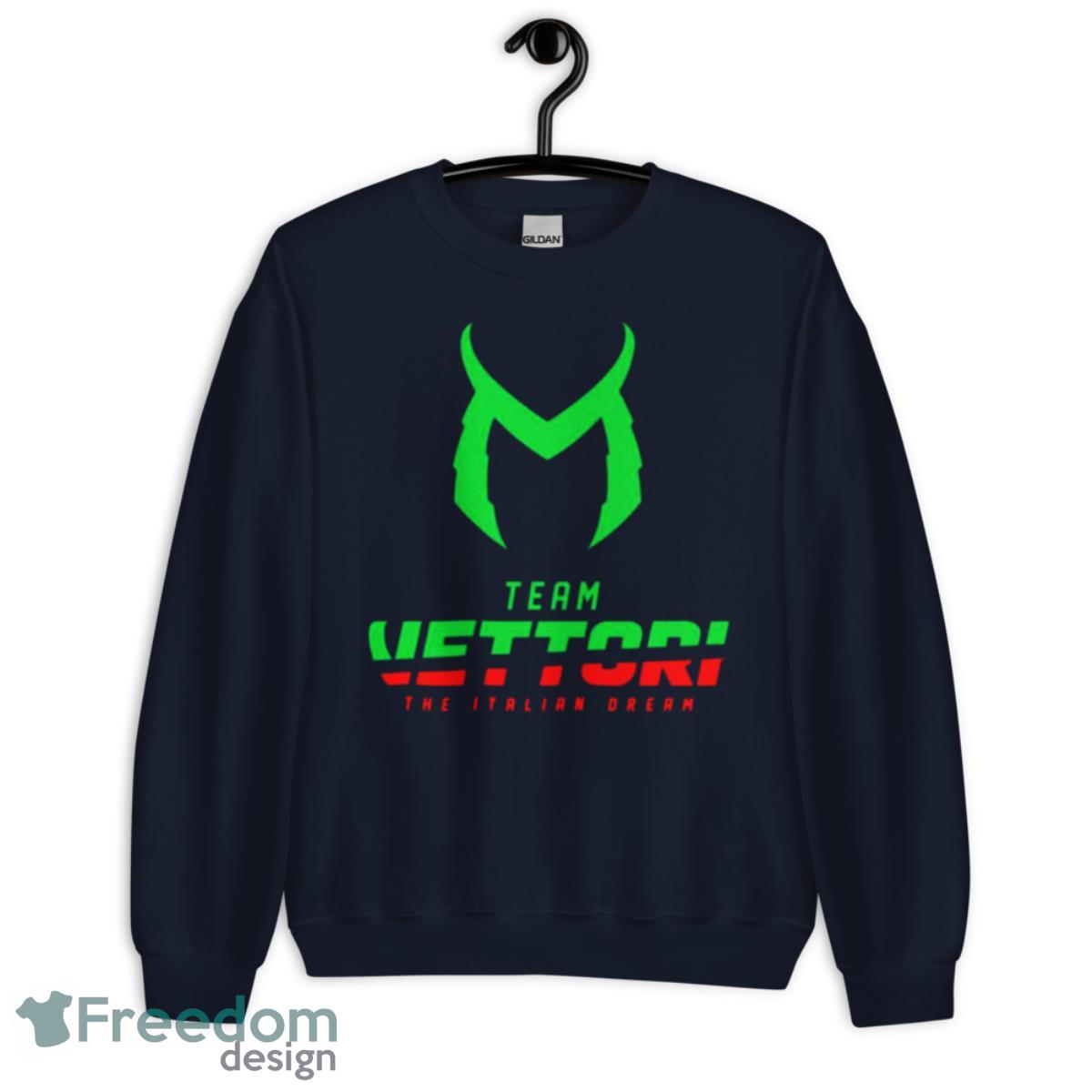 Marvin Vettori The Italian Dream Team shirt - Unisex Crewneck Sweatshirt-1