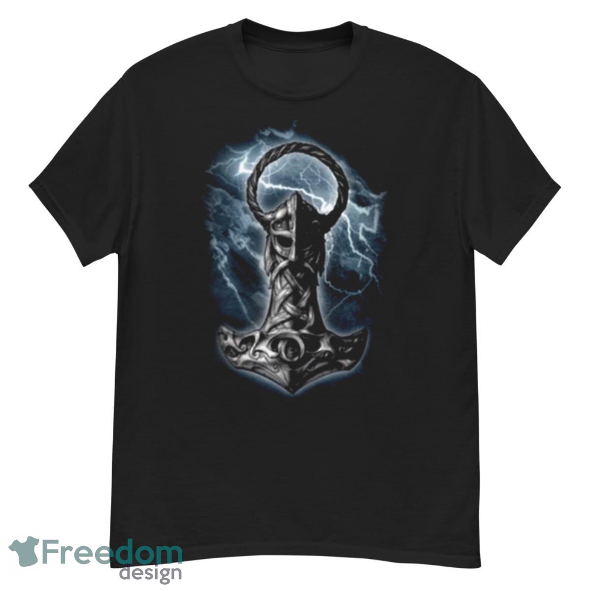 Medieval Thor’s Hammer Mjölnir Norse War God Of Asgard Shirt - G500 Men’s Classic T-Shirt