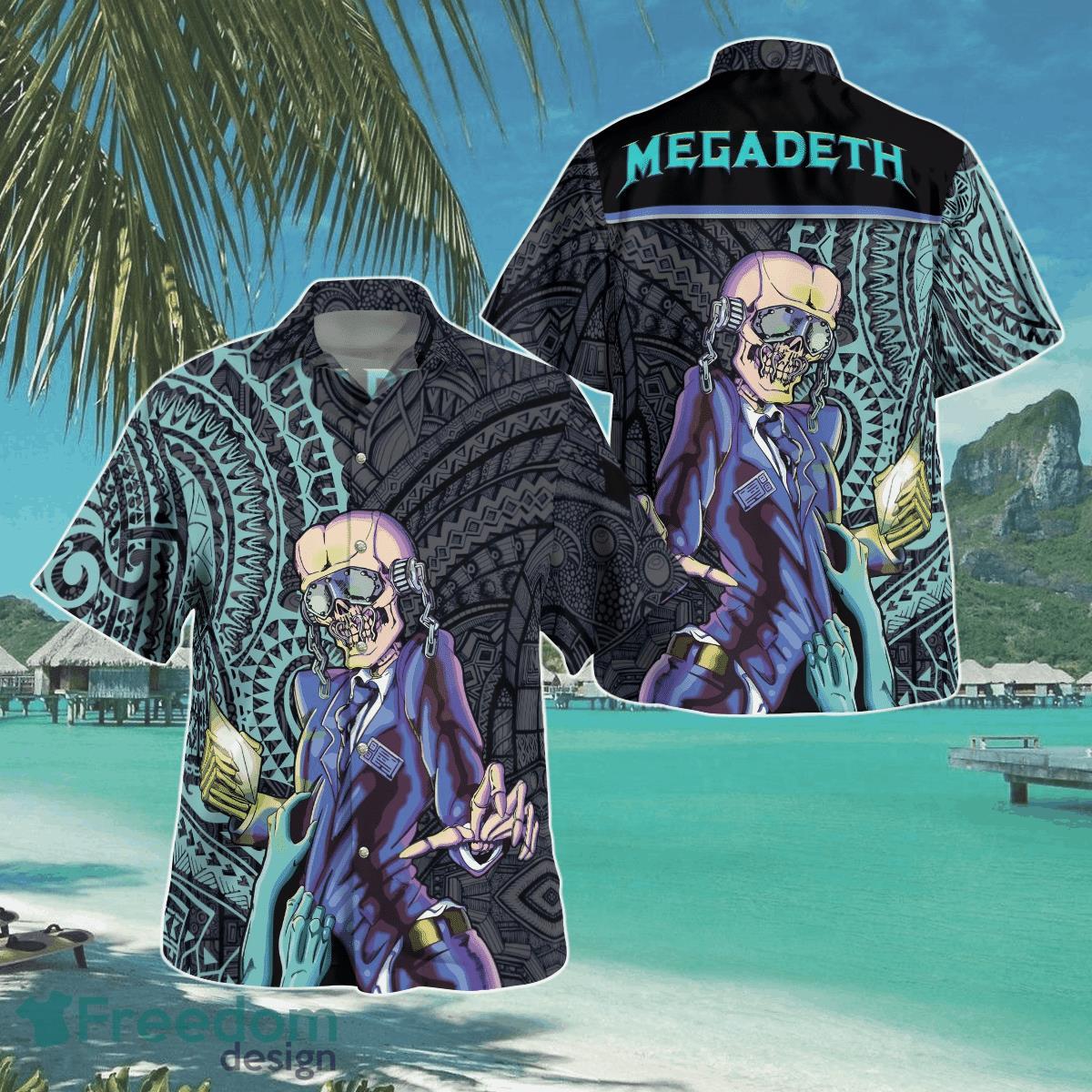 Megadeth Tribal Hawaii Shirt Aloha Aloha Shirt For Men Women Product Photo 1