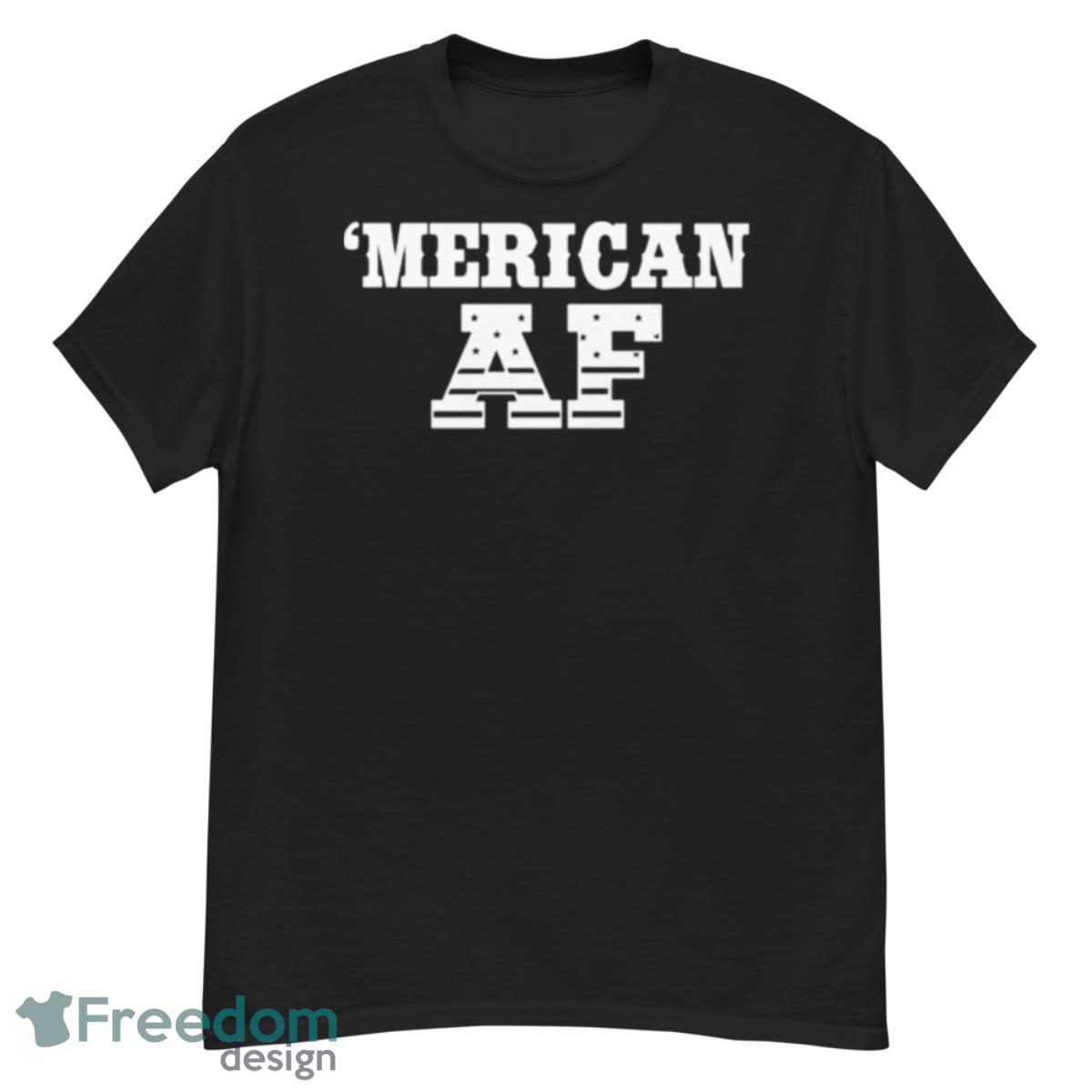 Merican Af Flag Lettering Shirt - G500 Men’s Classic T-Shirt